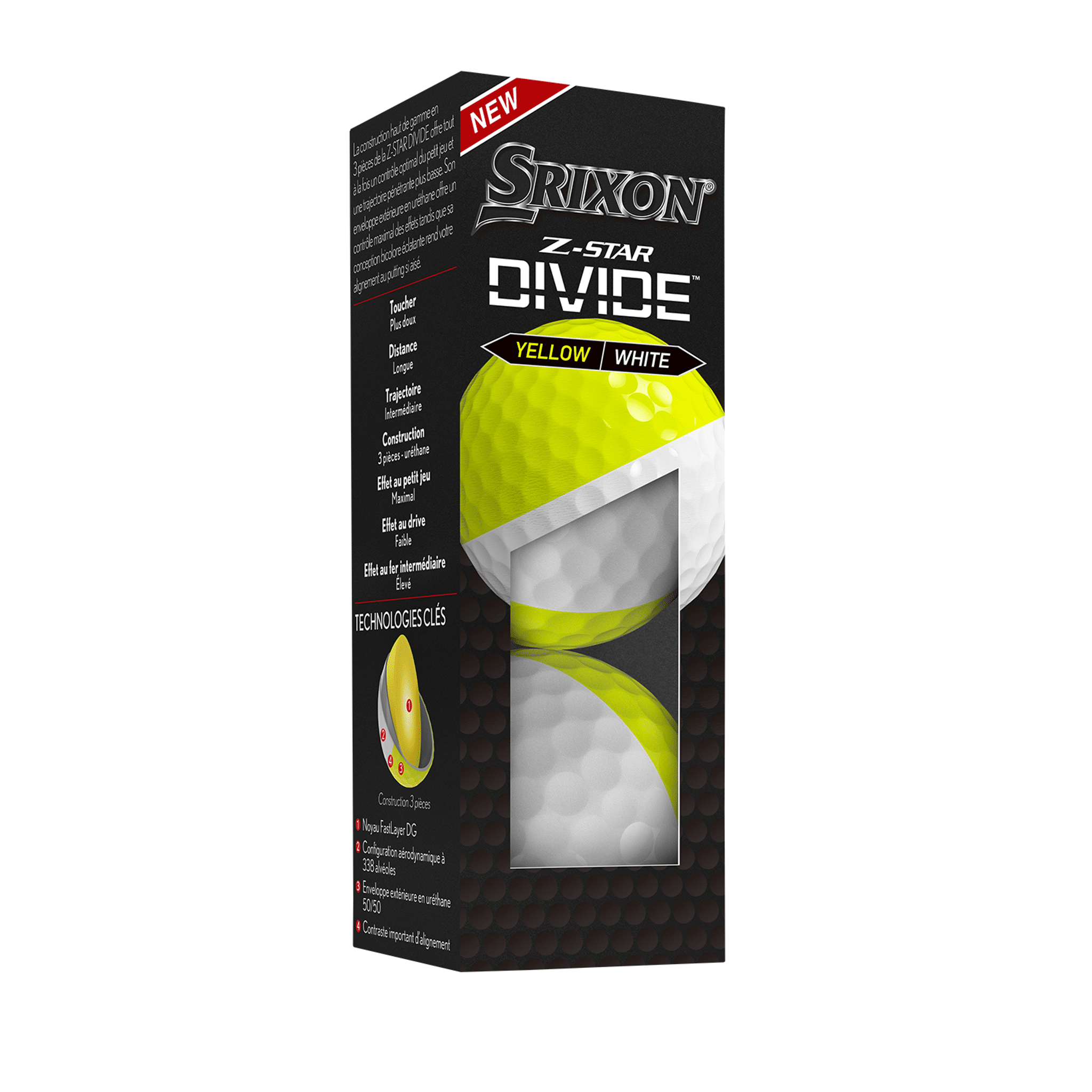 Palline da golf Srixon ZS8 Divide