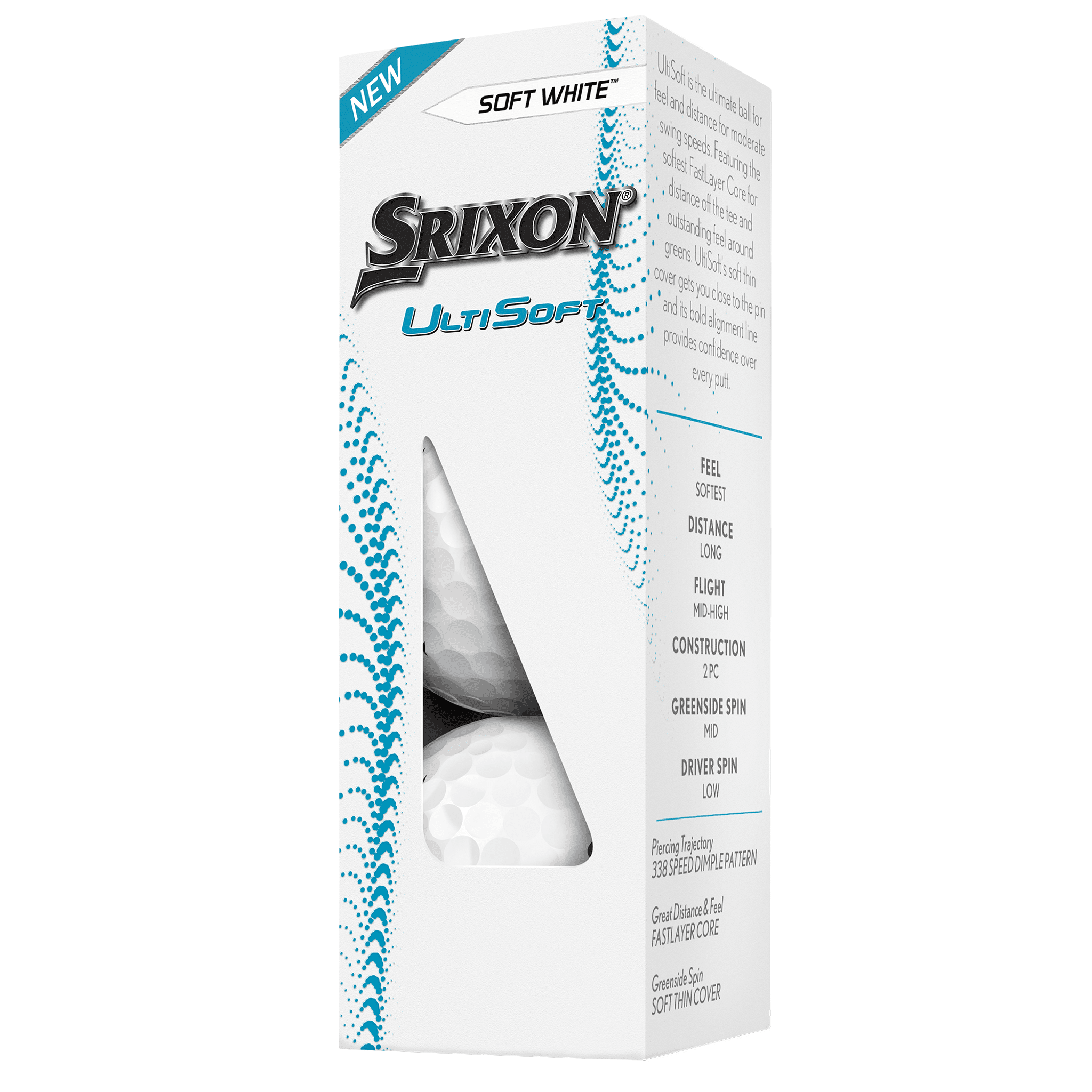 Srixon Ultisoft 4 palline da golf (24 pezzi)