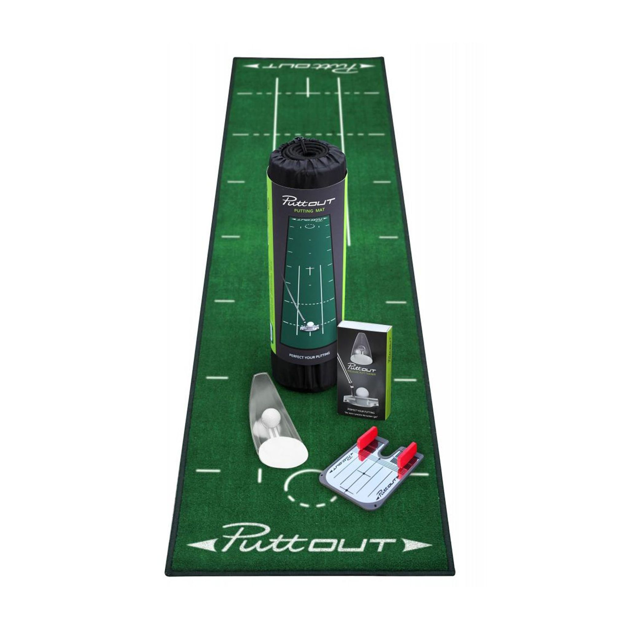 Set PuttOUT Ultimate (tappetino da putting verde)