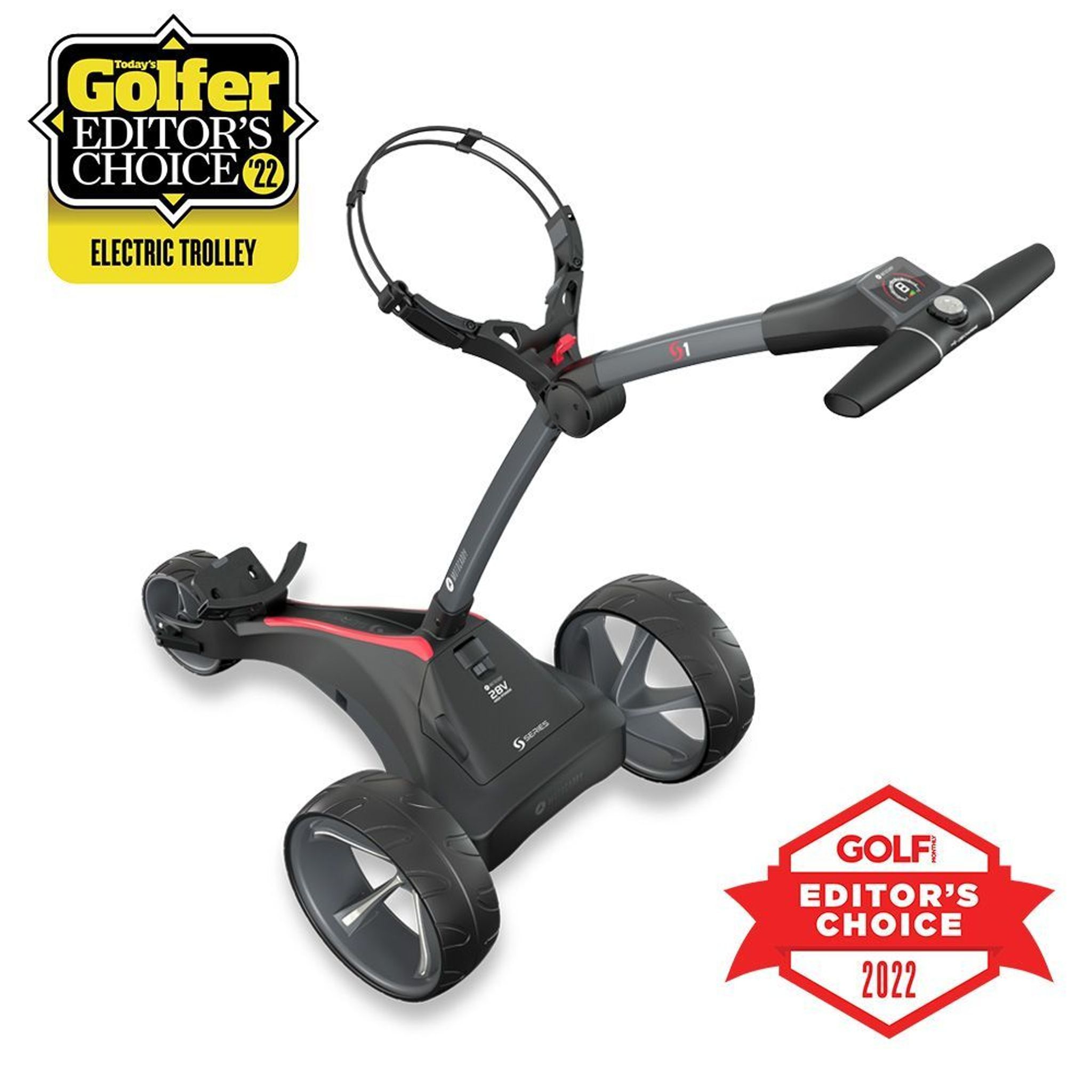 Batteria standard Motocaddy S1 (18 fori) grigio grafite