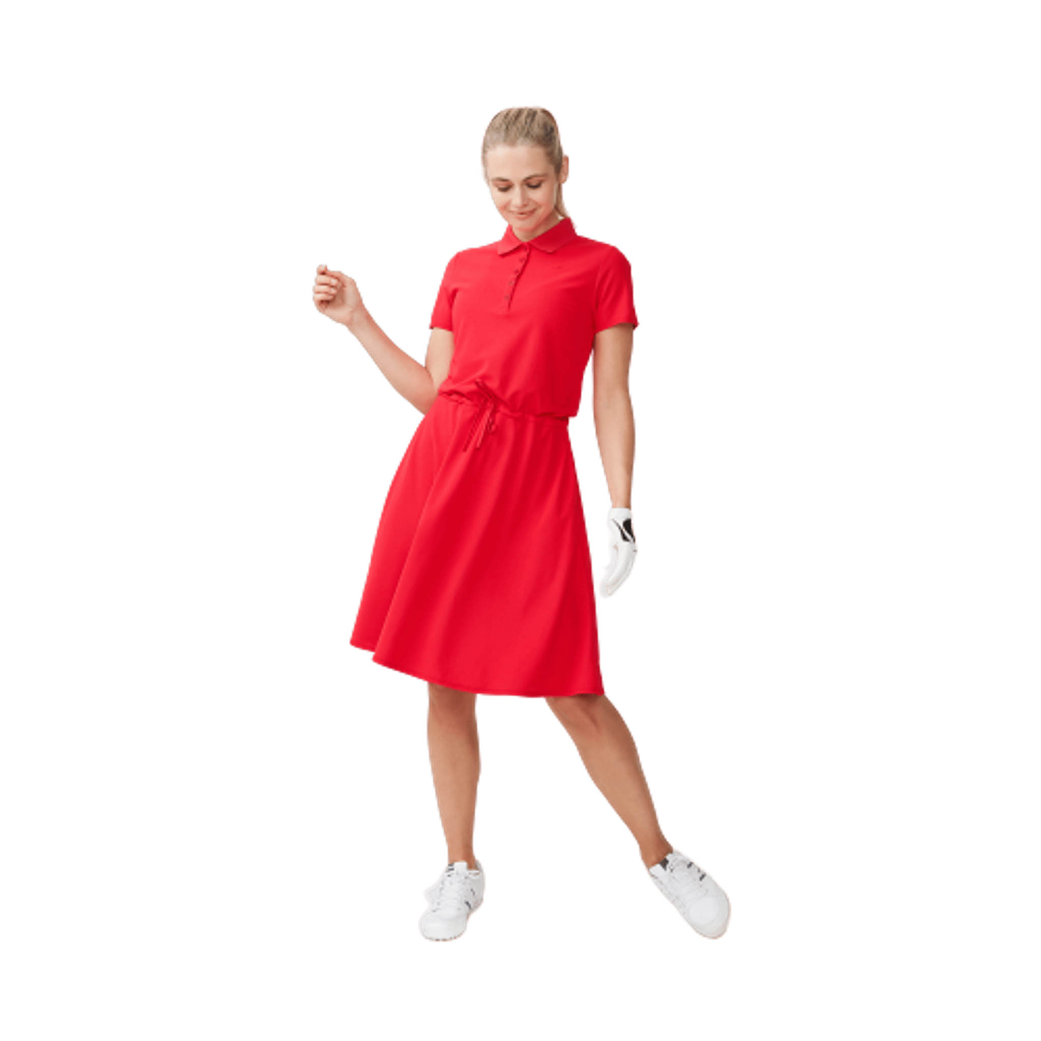 Röhnisch Kleid Soft Func Rot Damen