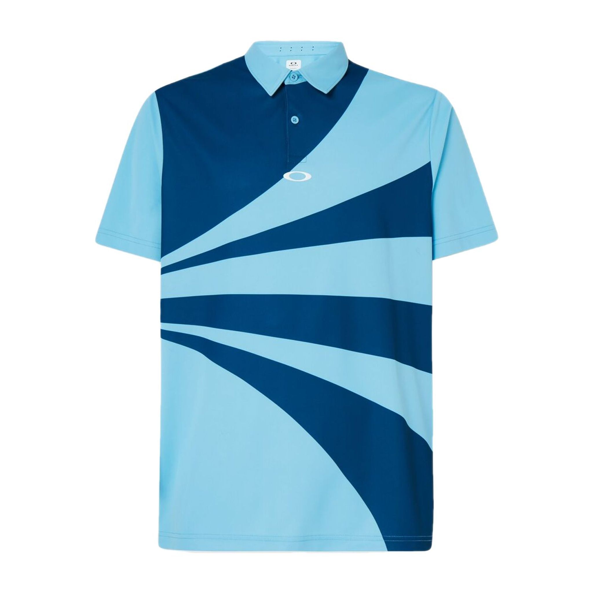 Oakley Polo Geometric Swing Blu/Azzurro Uomo