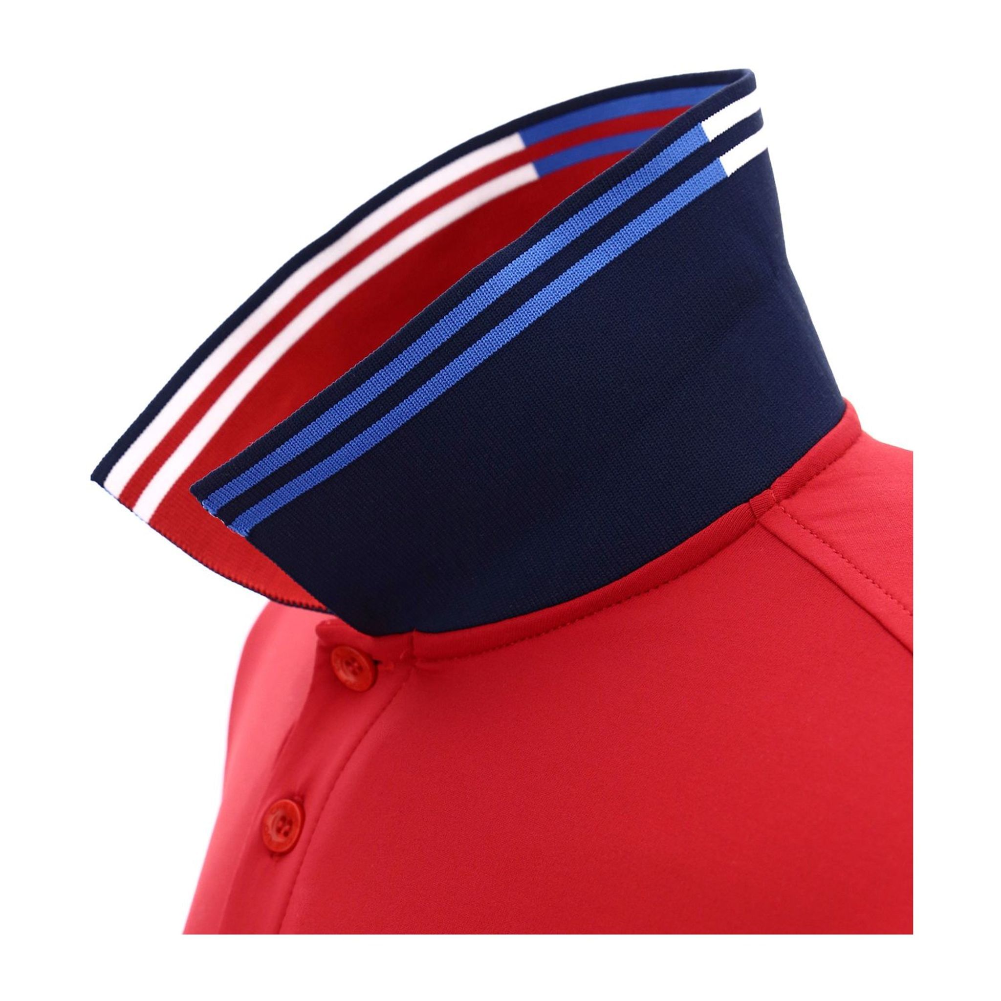 Chervo M Atem LS Polo Rot Herren