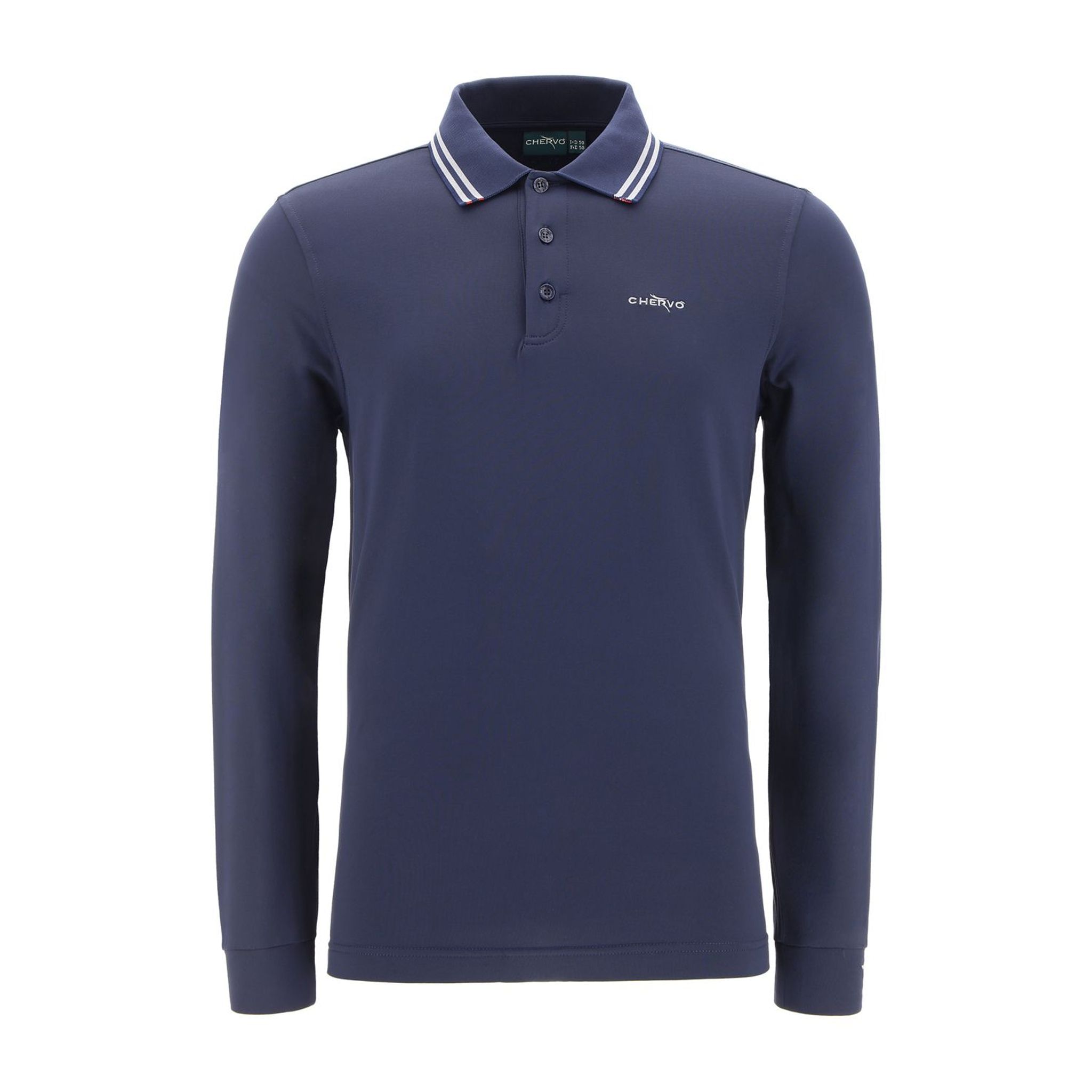 Chervo M Atem LS Polo blu navy da uomo