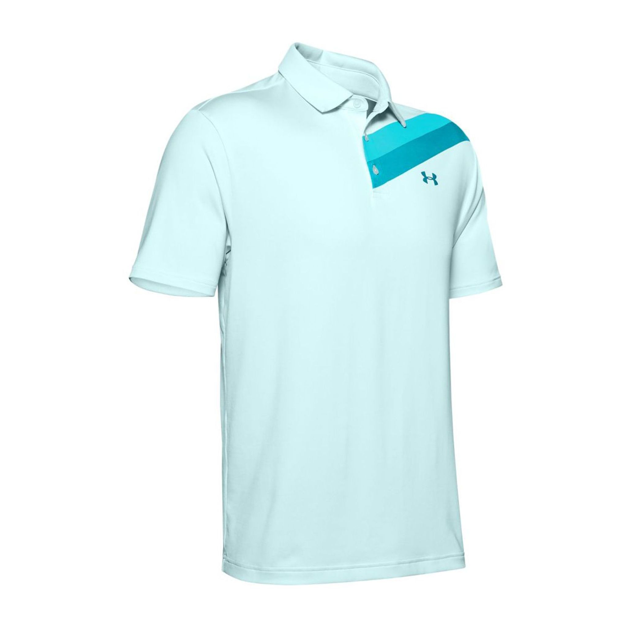 Polo Under Armour Playoff 2.0 Blu/Escape Uomo