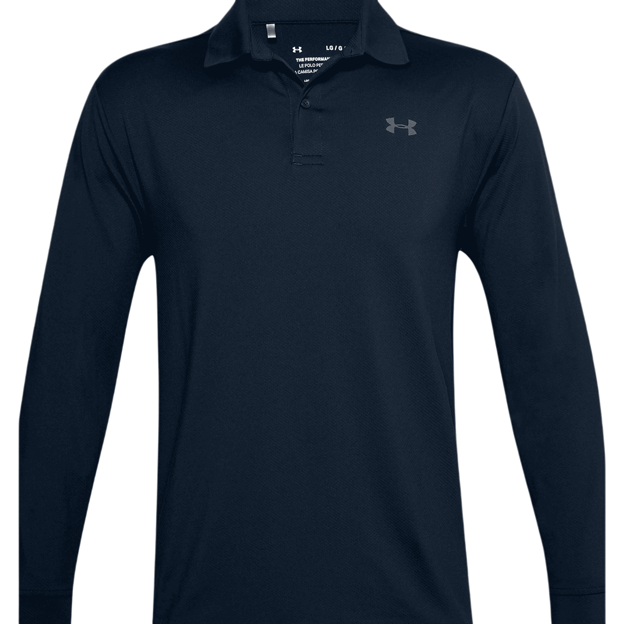 Under Armour Polo Manica Lunga Performance 2.0 Blu Navy Uomo Uomo