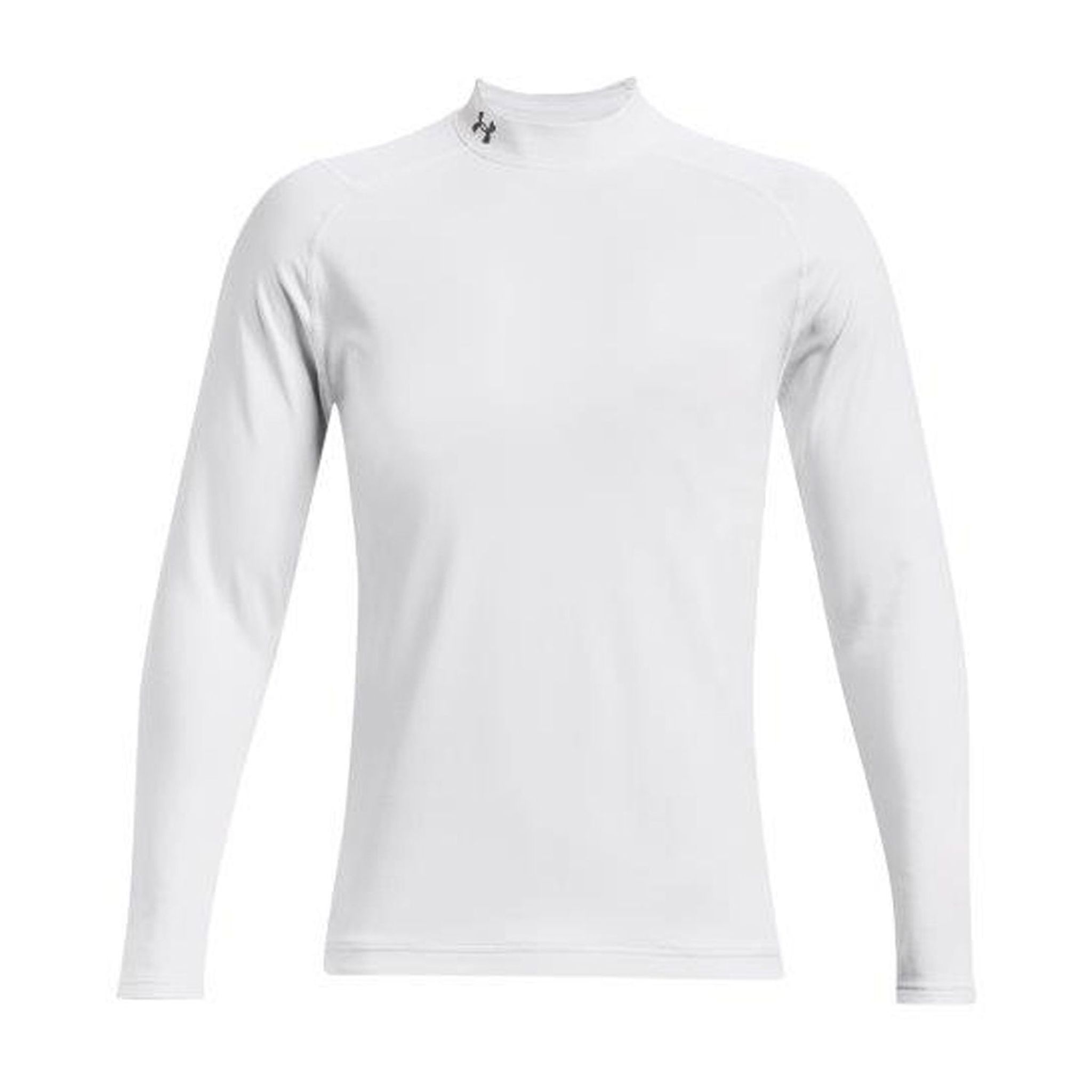 Under Armour M Polo Mock Manica Lunga Bianco Uomo