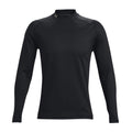 Under Armour M Polo Mock Manica Lunga Nero Uomo