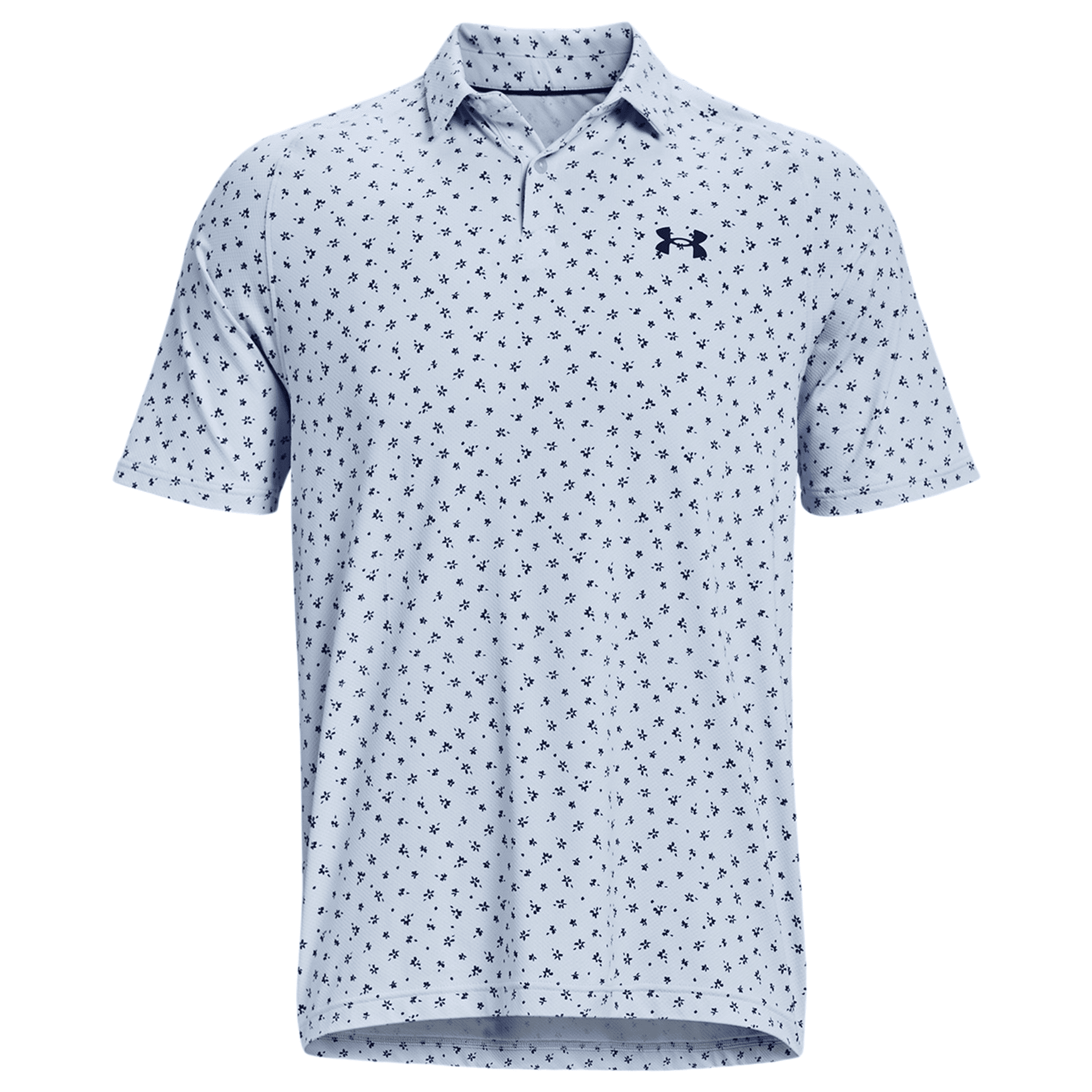 Under Armour Polo Manica Corta Iso-Chill Floral Dash Azzurro Uomo Uomo