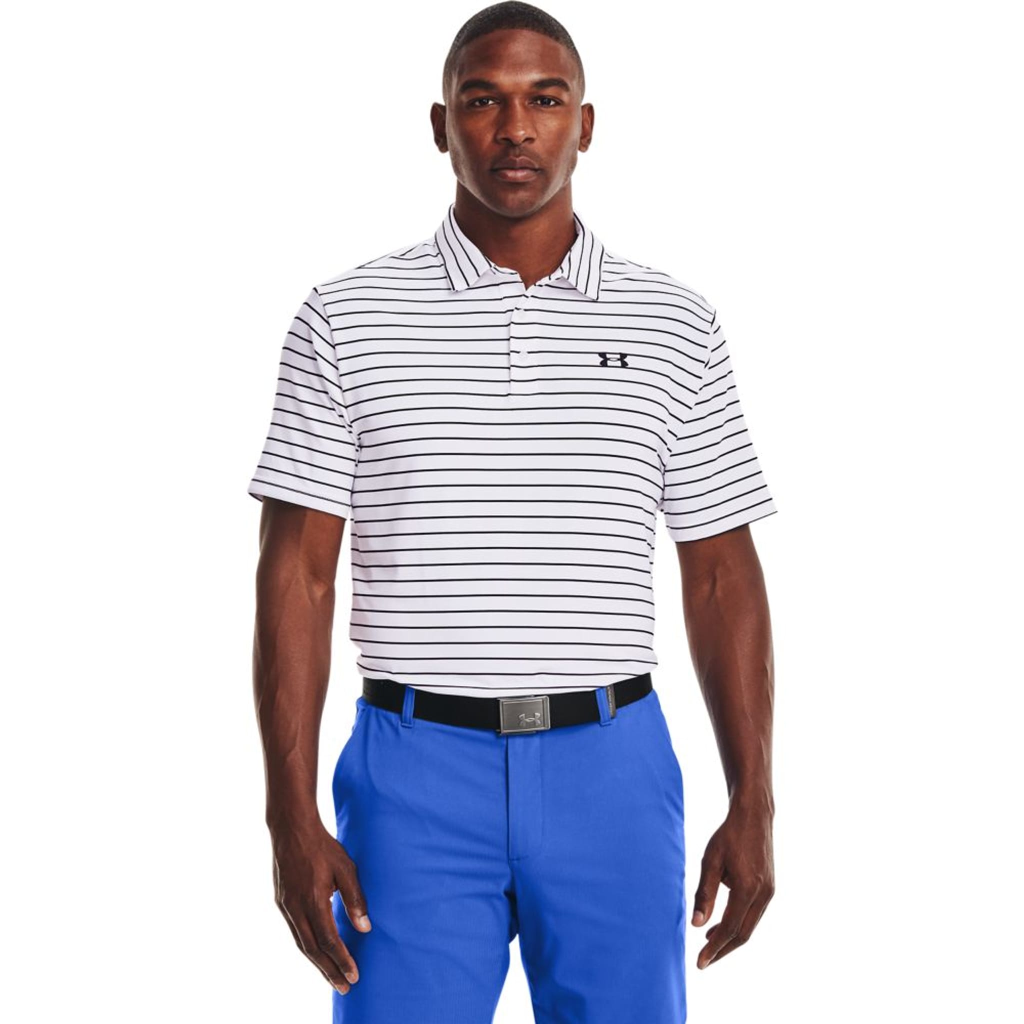 Under Armour M Polo Playoff 2.0 Bianco/Nero/Nero Uomo