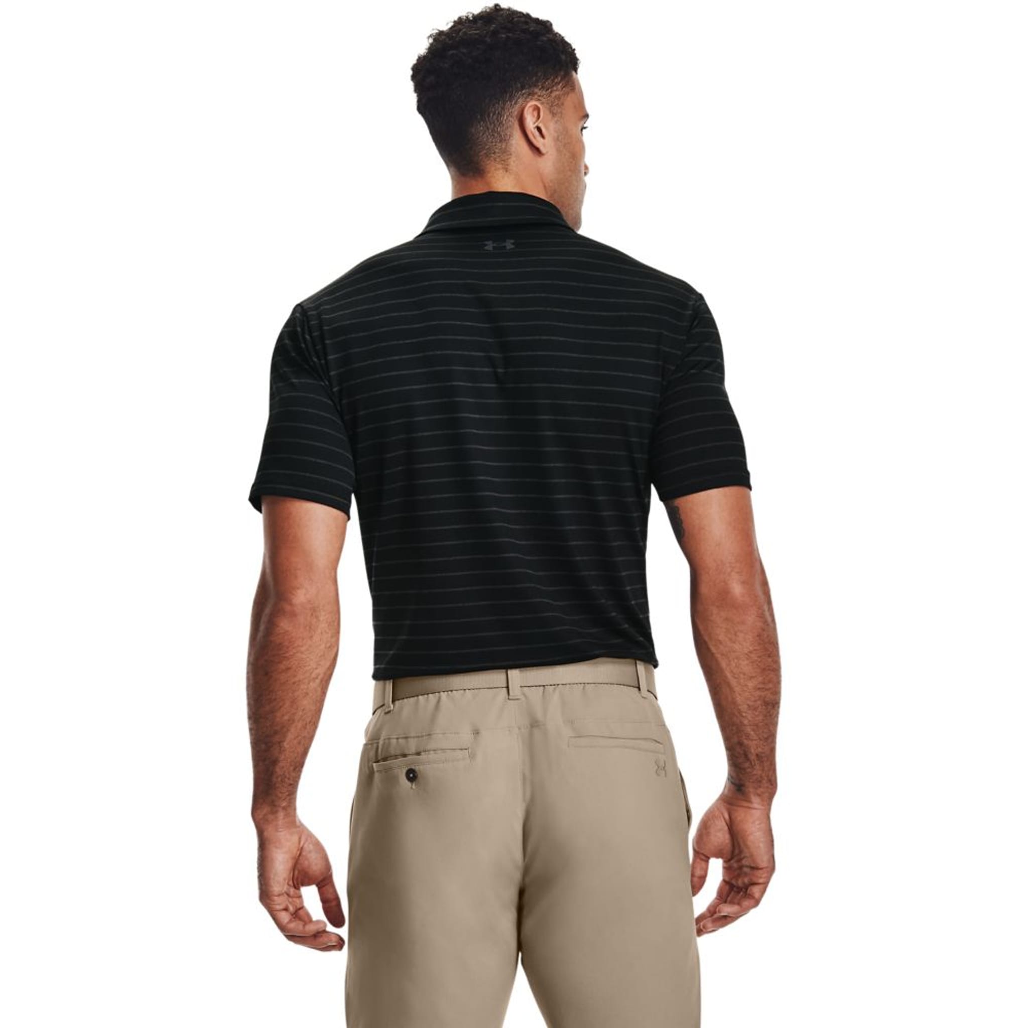 Under Armour M Polo Playoff 2.0 Nero/Grigio Jet/Grigio Pitch Uomo