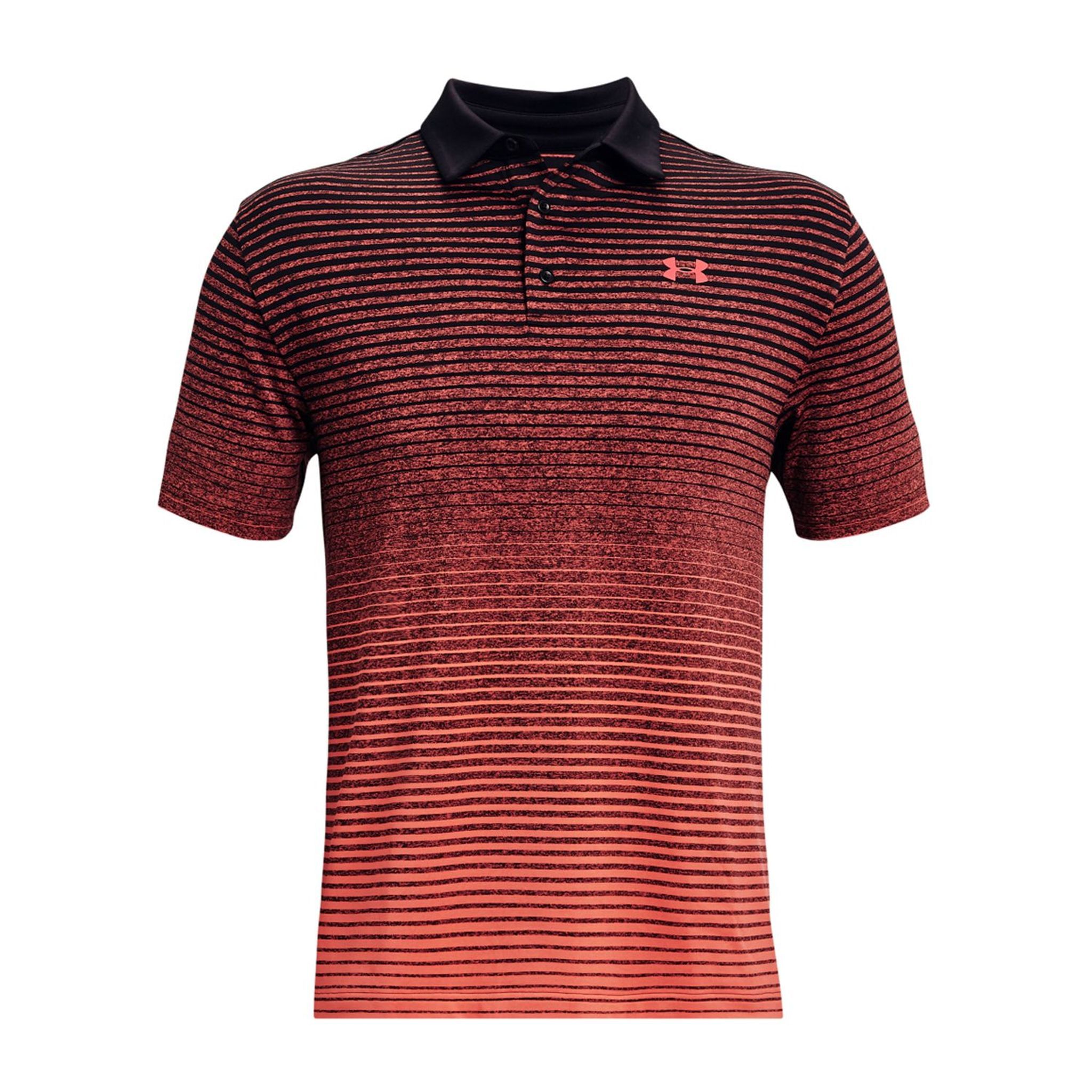 Under Armour Playoff Polo 2.0 Nero/Rosso Venom/Rosso Venom Uomo