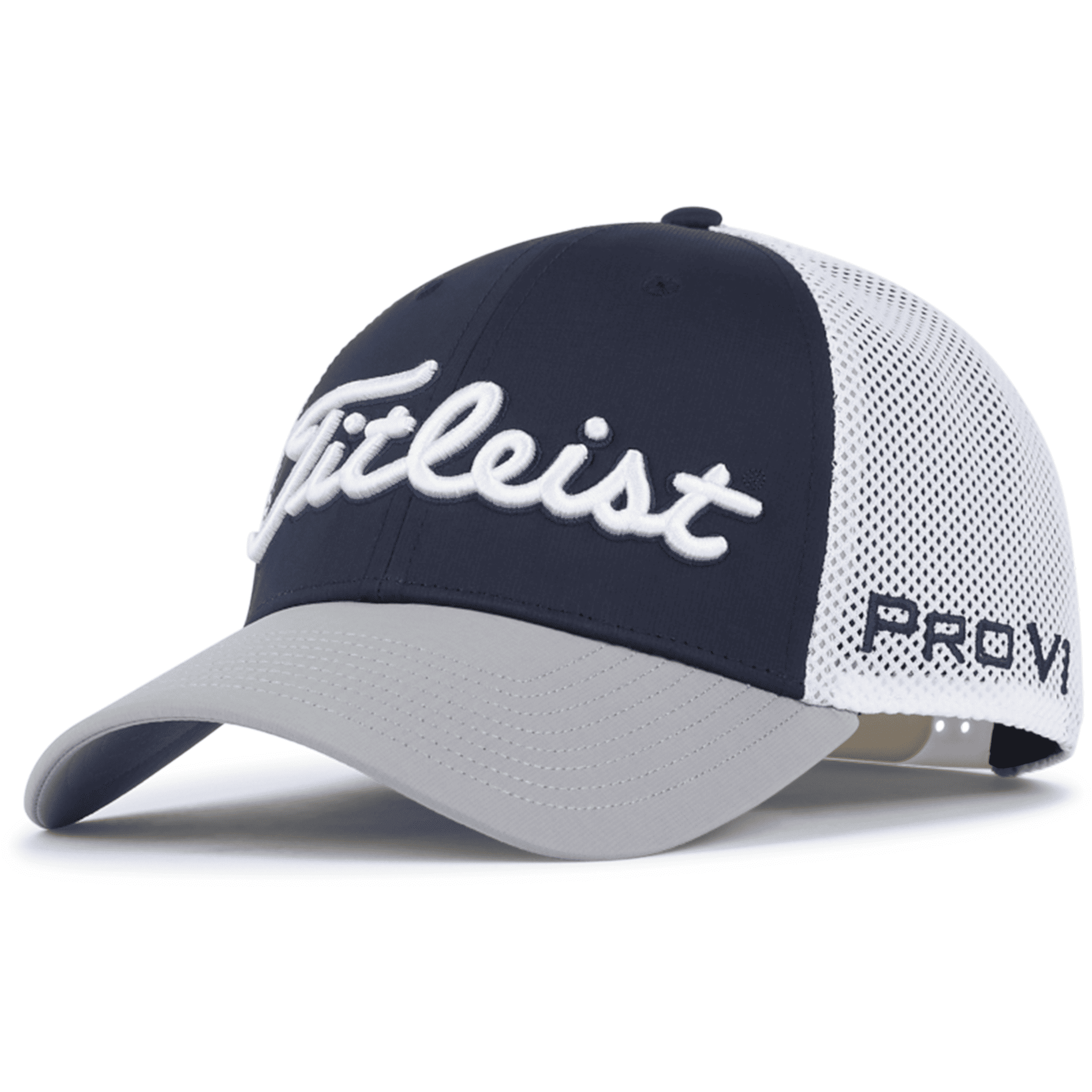 Titleist Tour Performance Mesh Golf Cap Bianco/Blu Navy/Grigio Uomo Donna