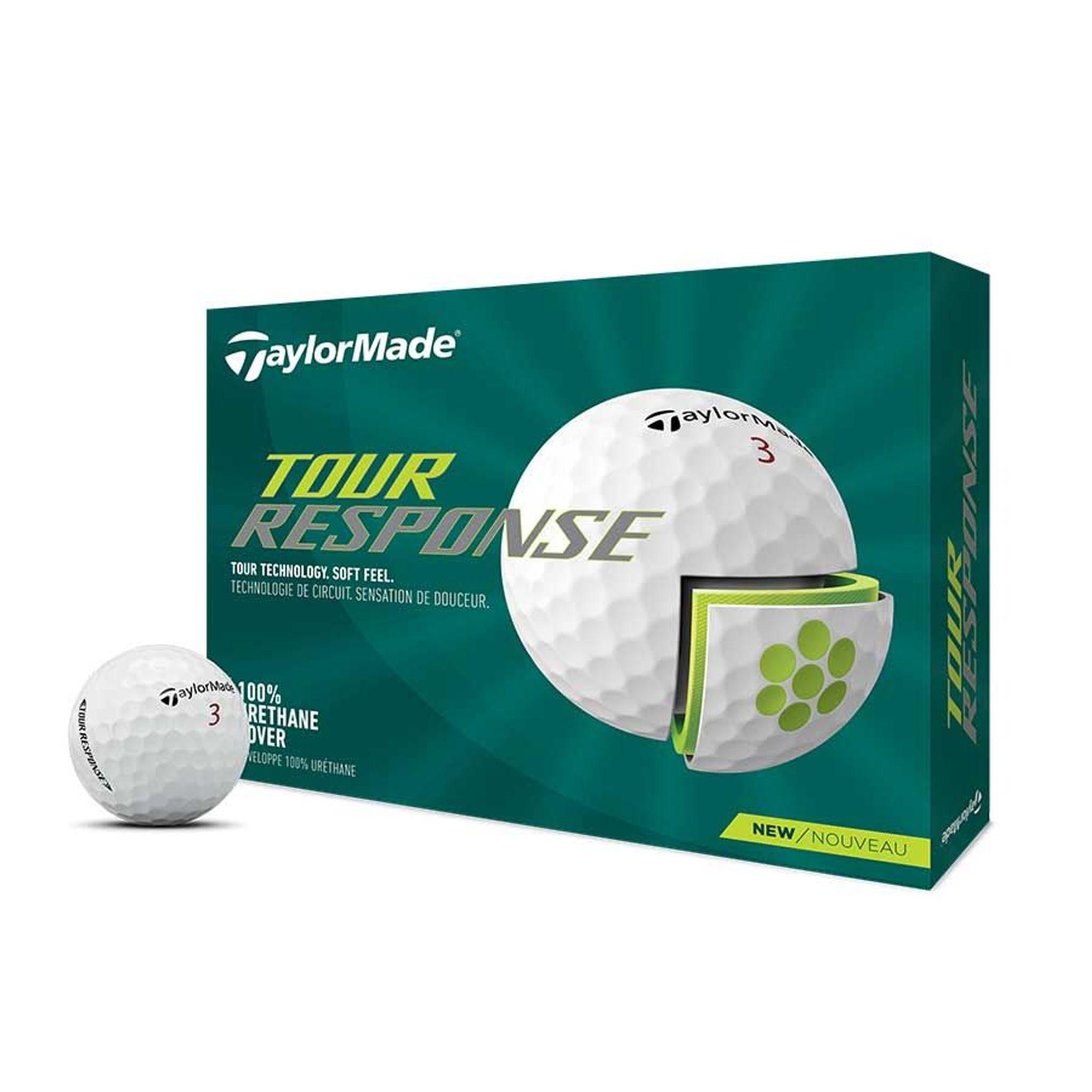 Palline da golf TaylorMade Tour Response (2022)