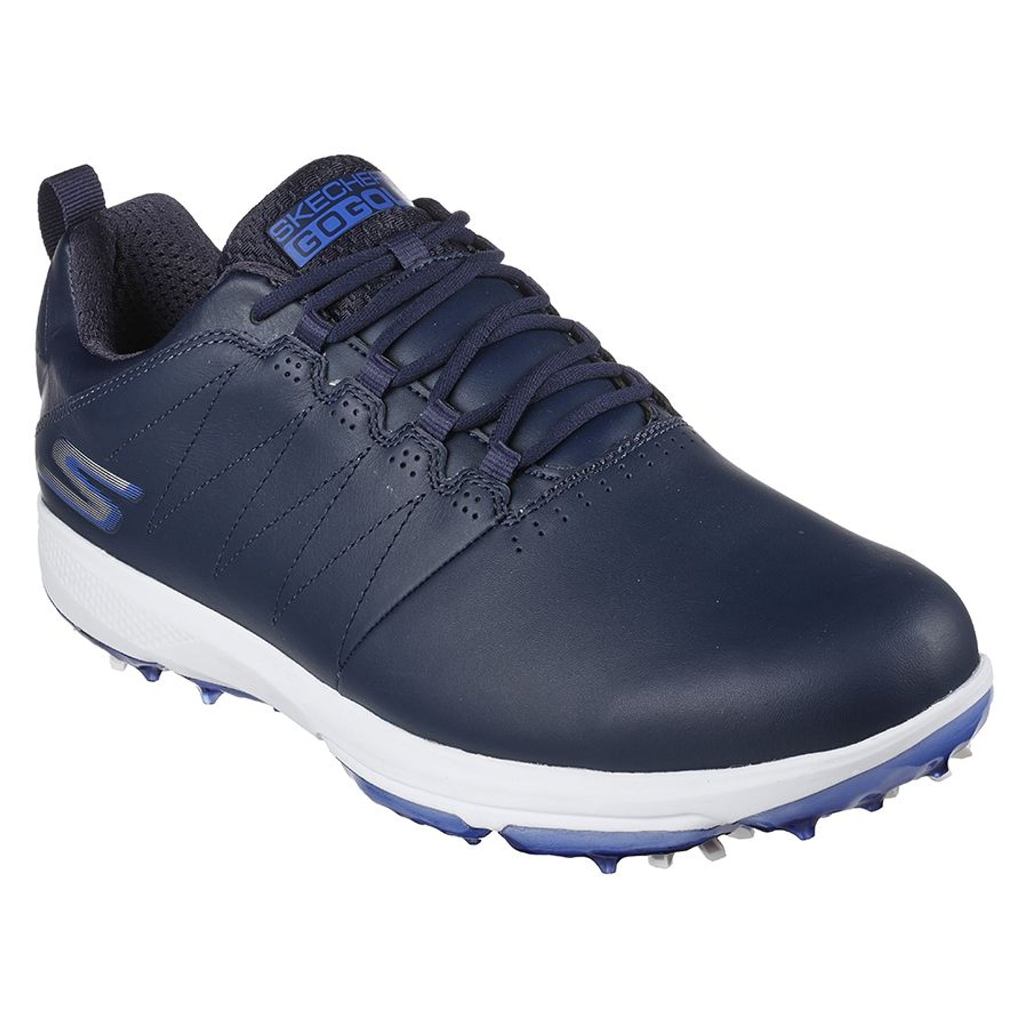 Skechers M GO GOLF PRO 4 - Pelle blu navy/ Rifiniture blu Uomo