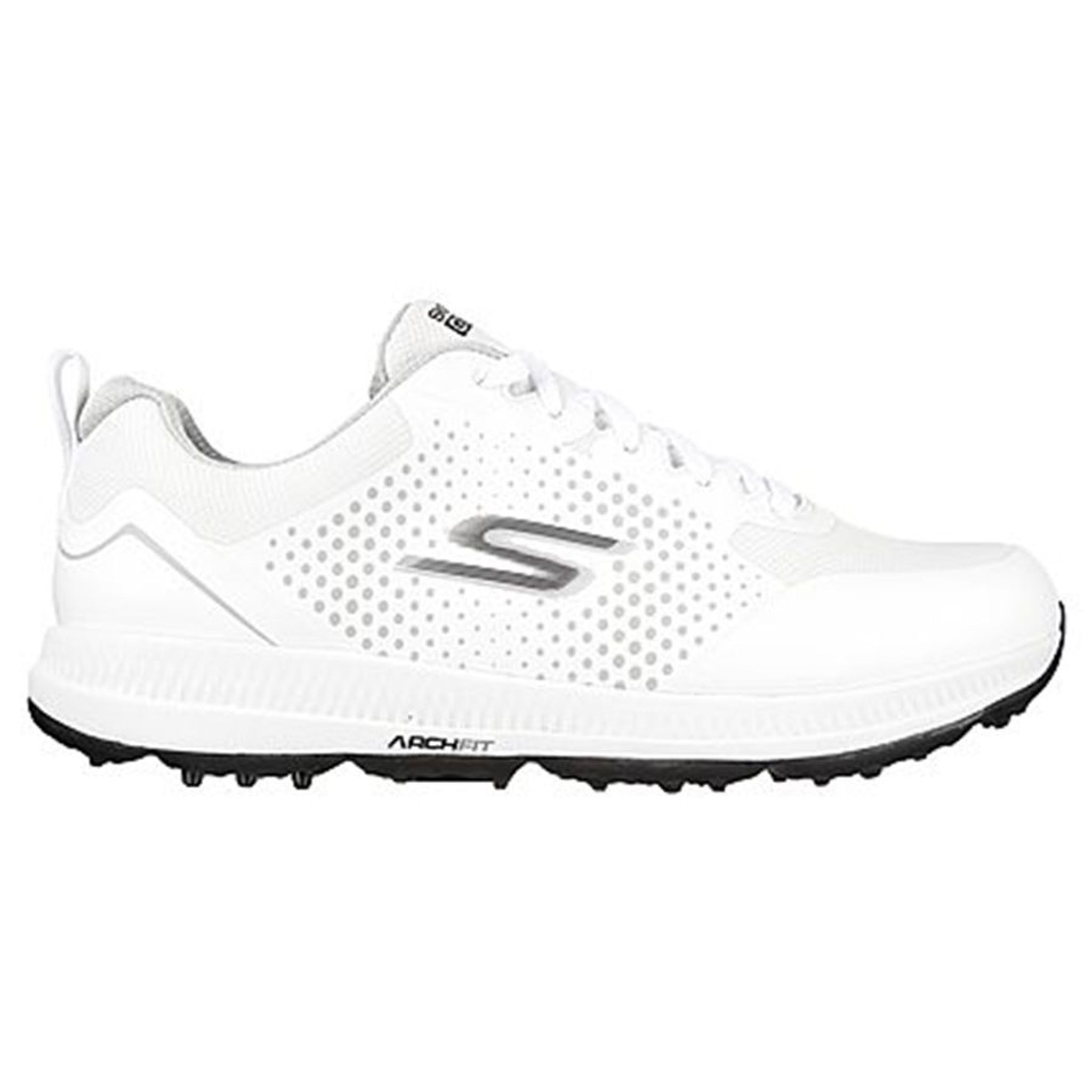 Skechers M GO GOLF ELITE 5 - Bianco Sintetico/ Tessuto/ Nero Uomo