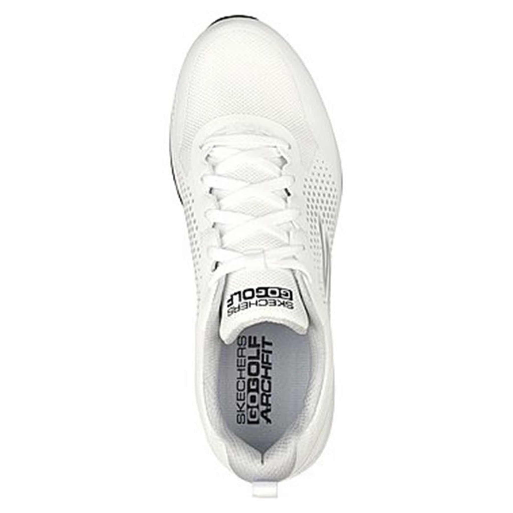 Skechers M GO GOLF ELITE 5 - White Synthetic/ Textile/ Blac Herren