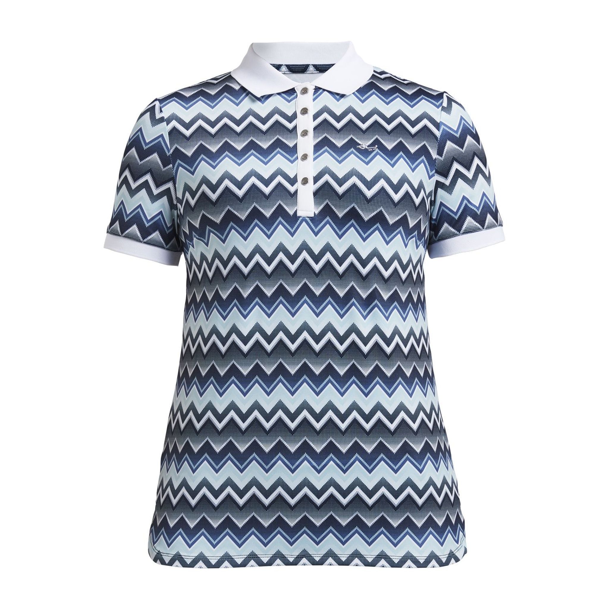 Röhnisch Element Polo Zigzag Blu Donna