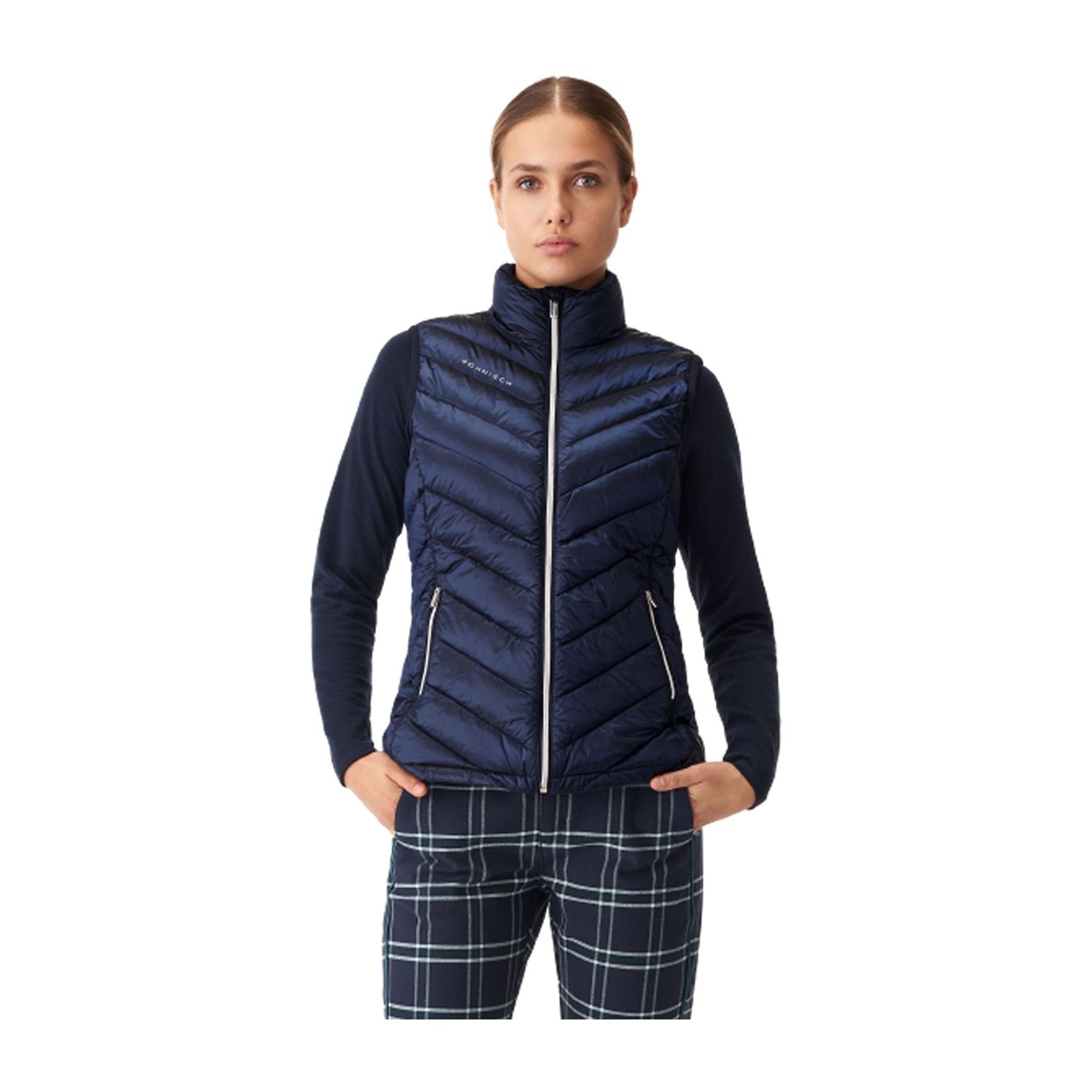 Röhnisch W Gilet in piuma Skylar blu navy Donna