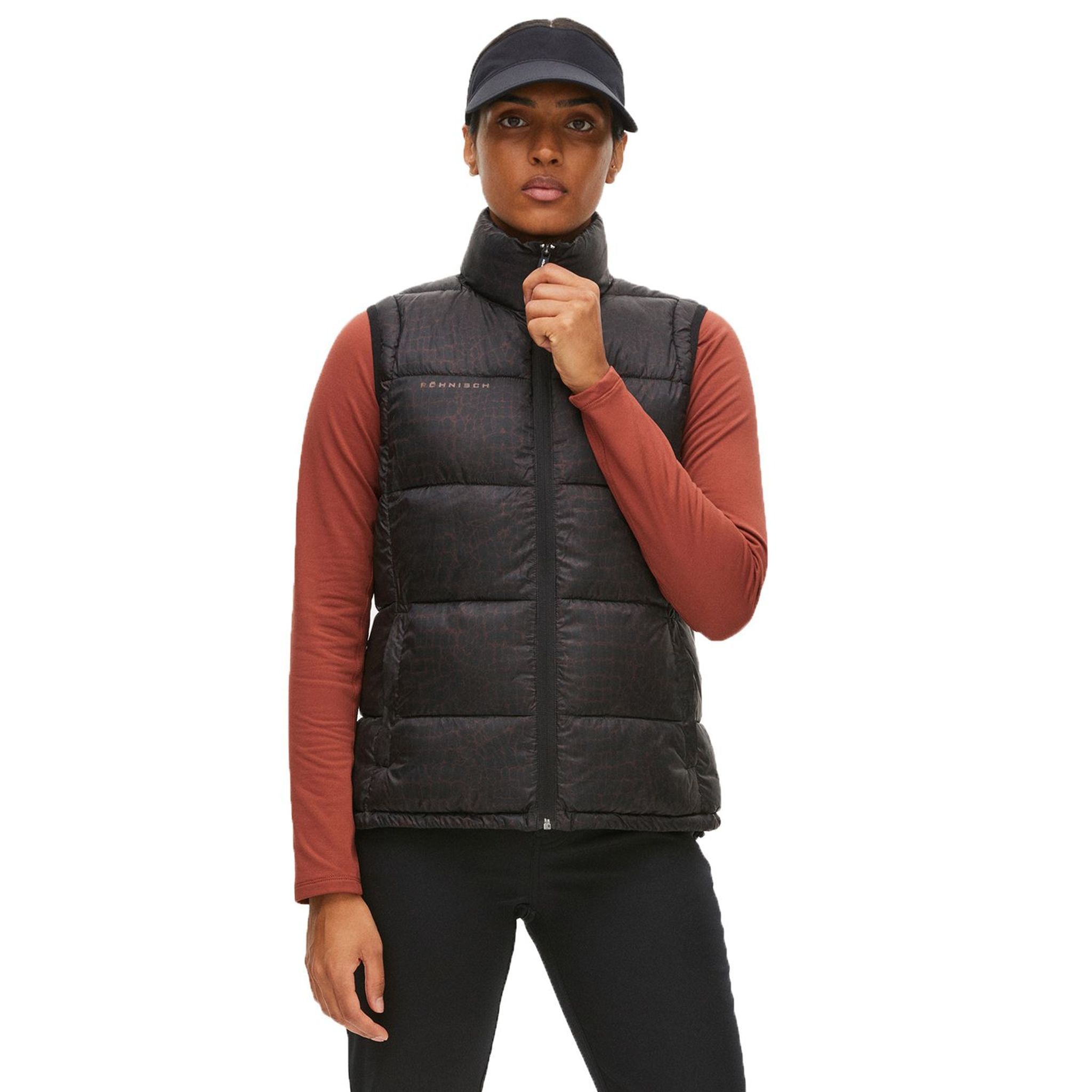 Röhnisch Avery Golf Vest Marrone Crocco Donna Donna