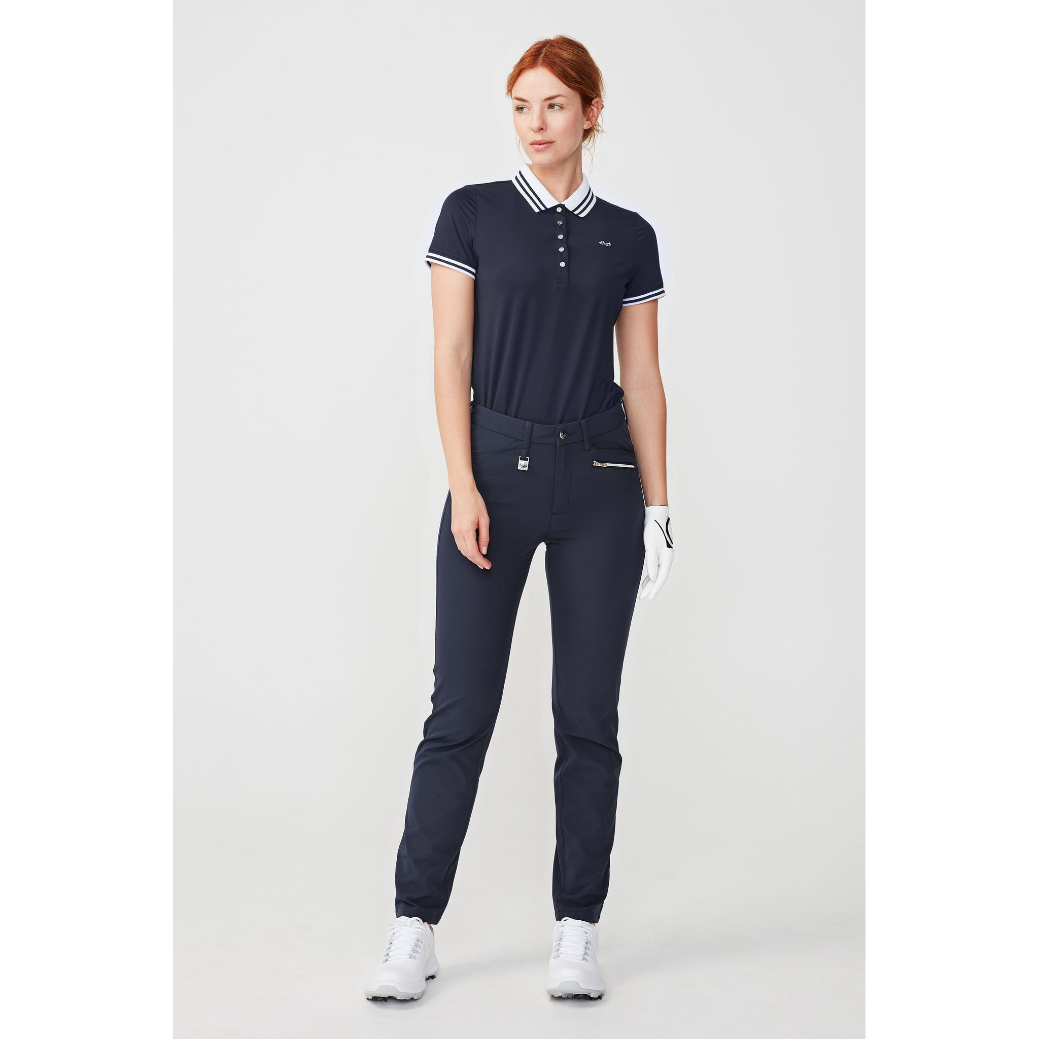 Pantaloni Röhnisch Comfort Stretch Blu Navy Donna