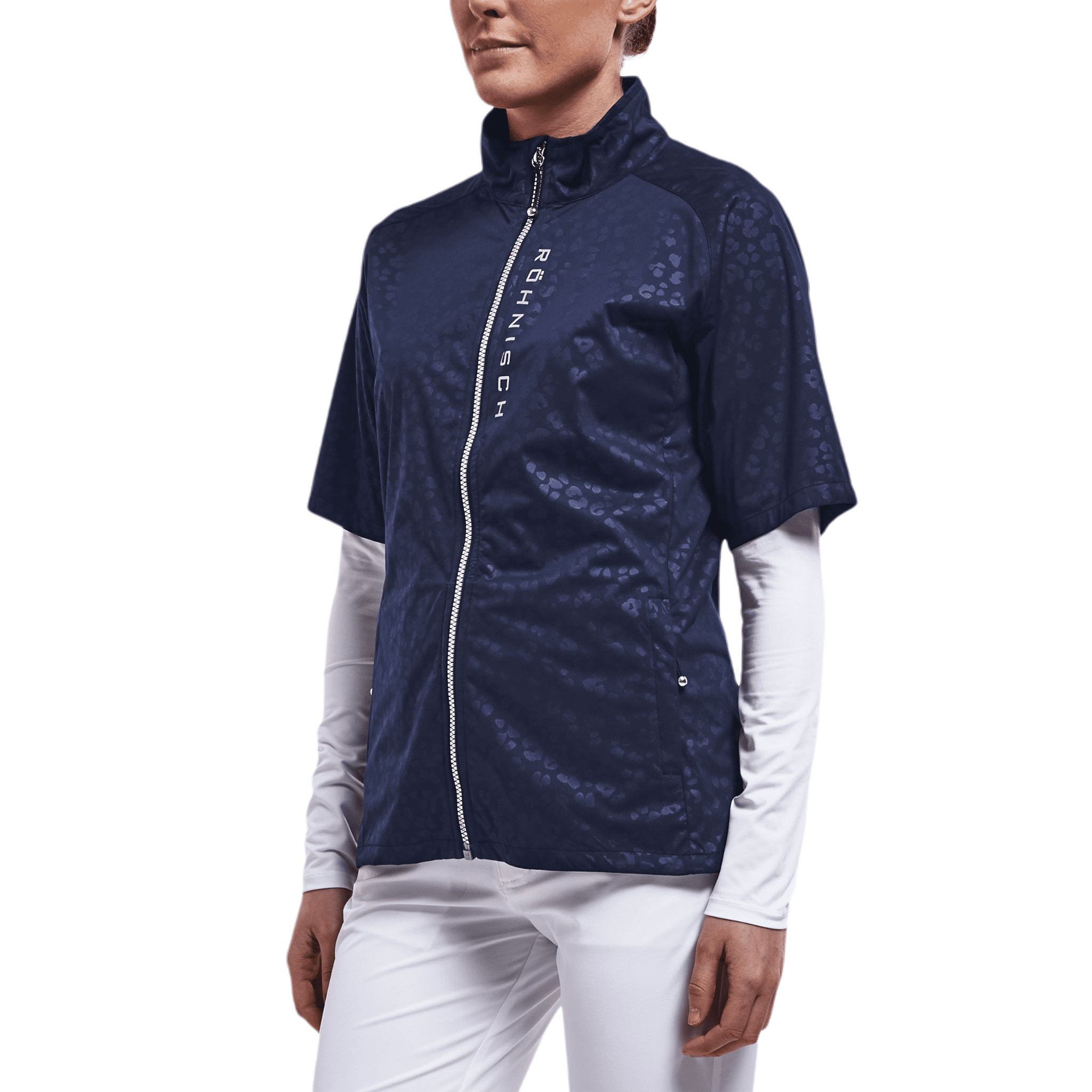 Röhnisch Mae Wind SS Clover Embosse Stream Donna