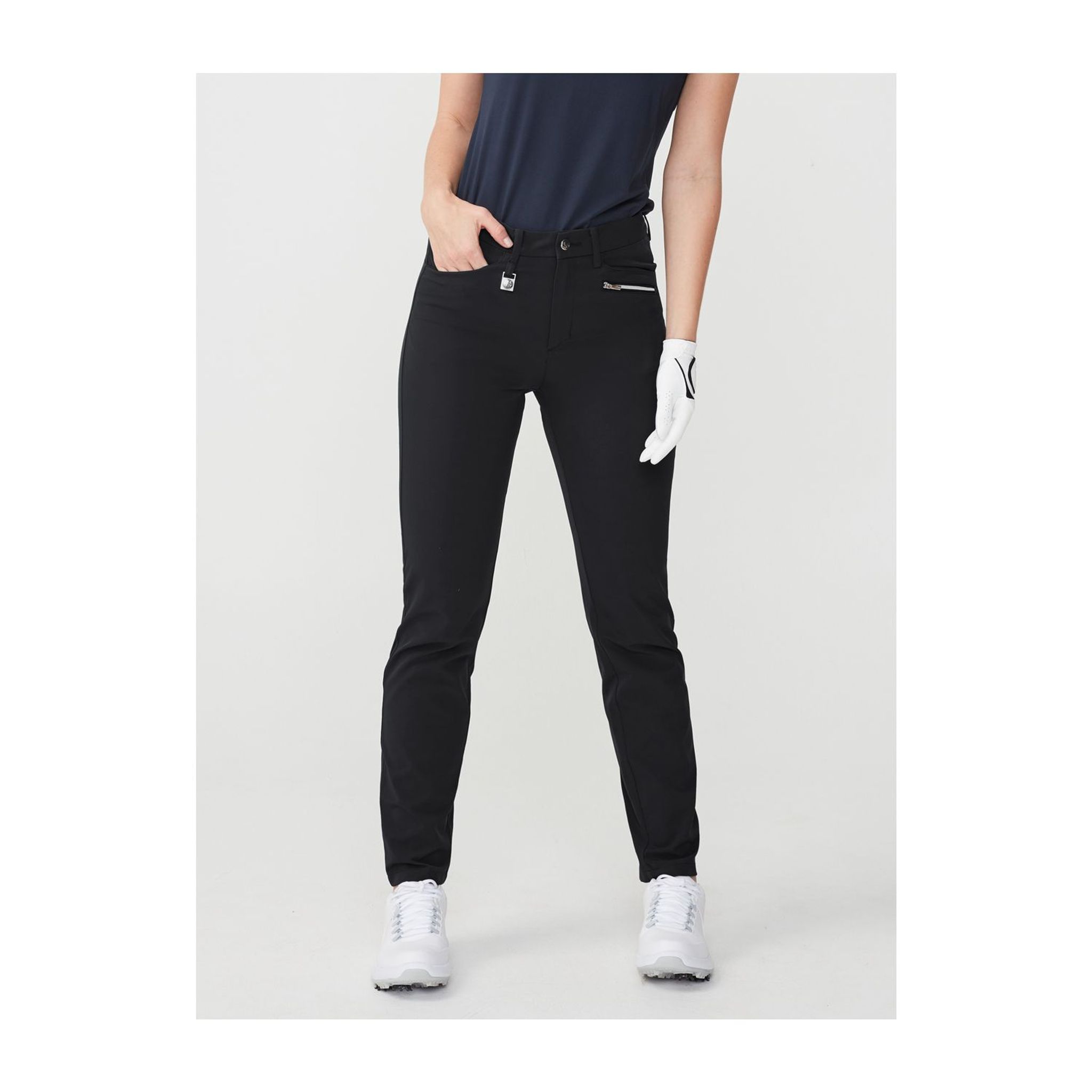 Pantaloni Röhnisch Comfort Stretch Nero Donna