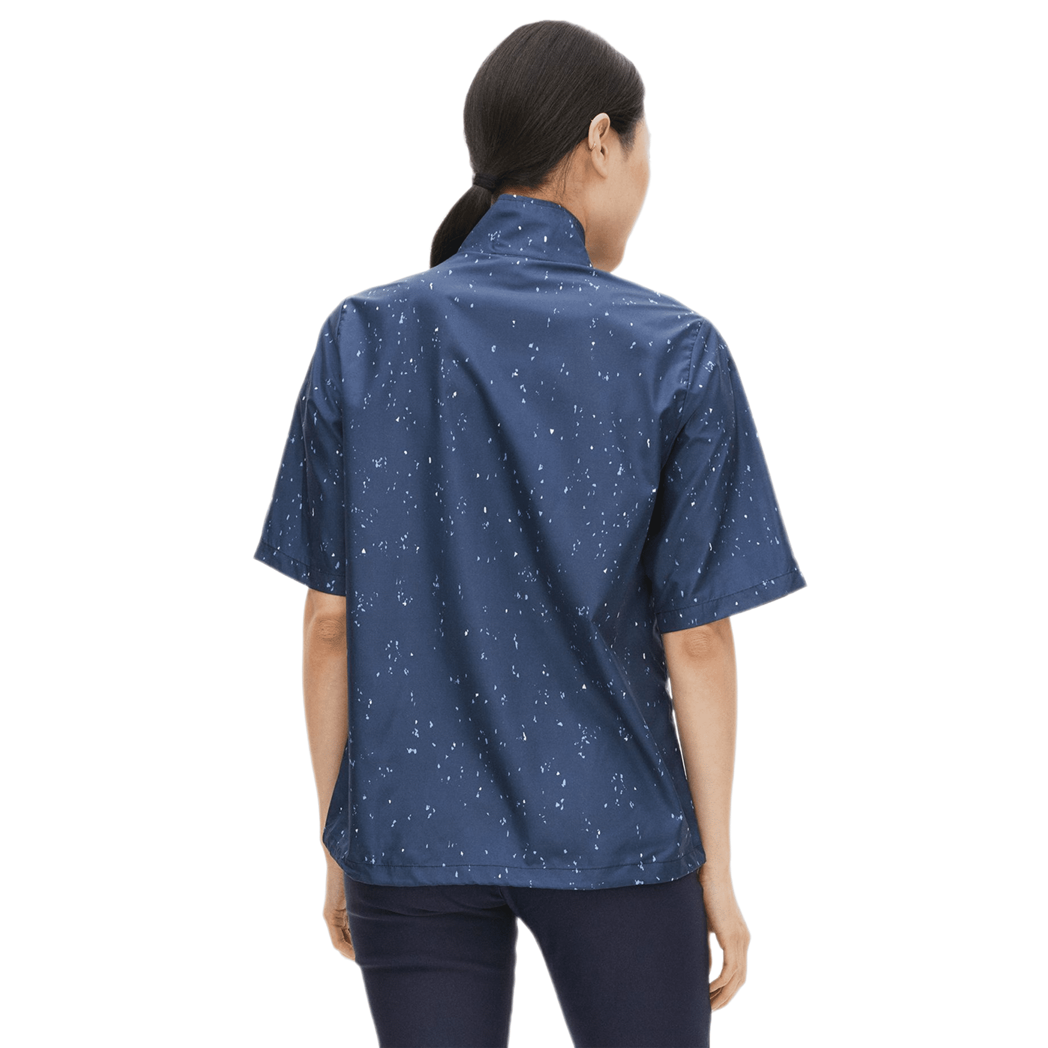 Röhnisch W Wind SS Packable Navy Micro Spot da donna