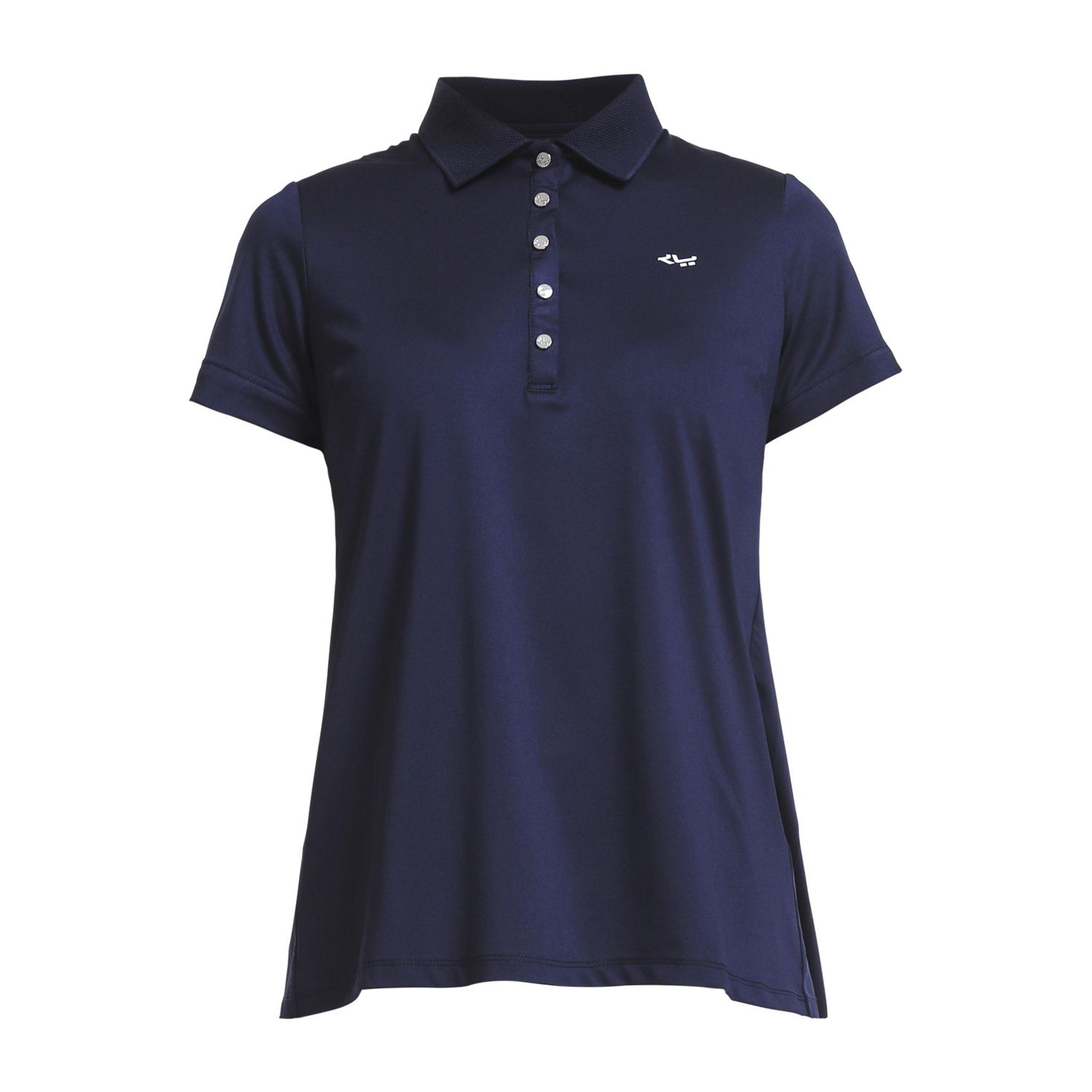 Röhnisch Polo plissettato Indigo Night Donna