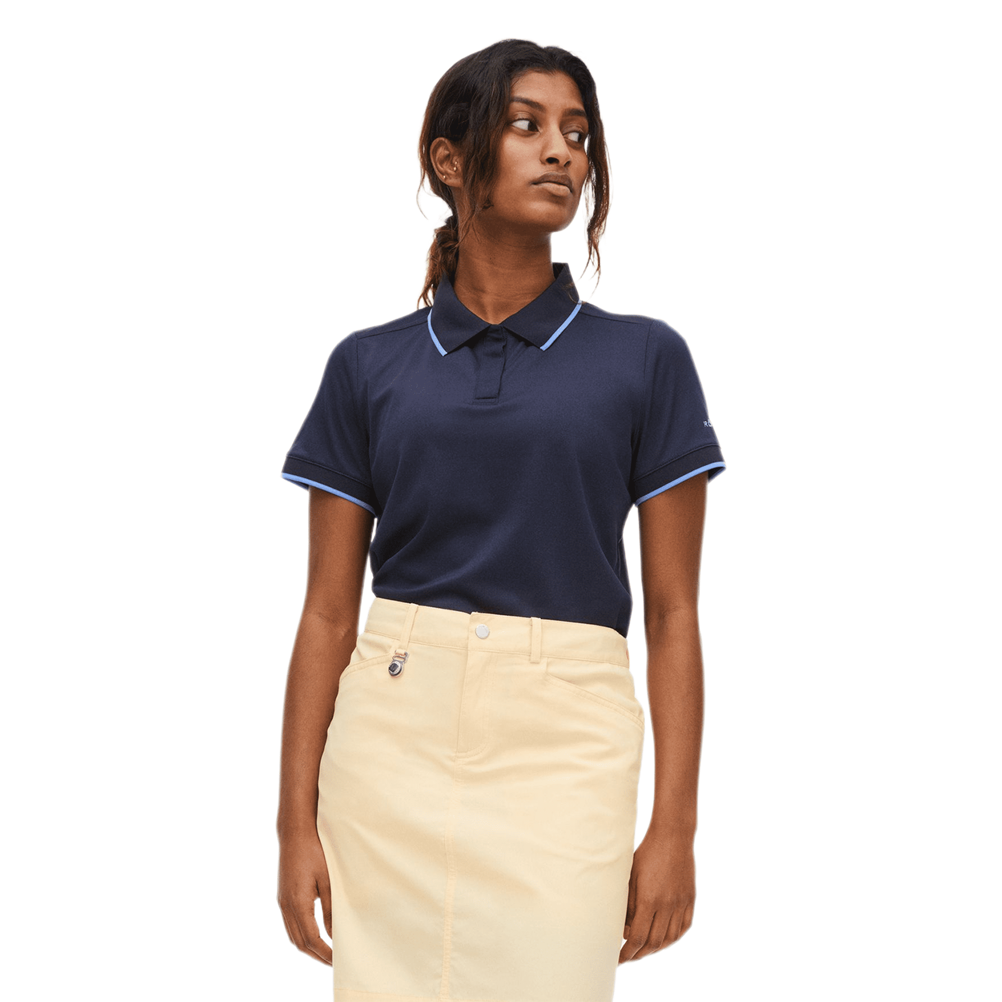 Polo da golf Röhnisch Mildred blu navy da donna