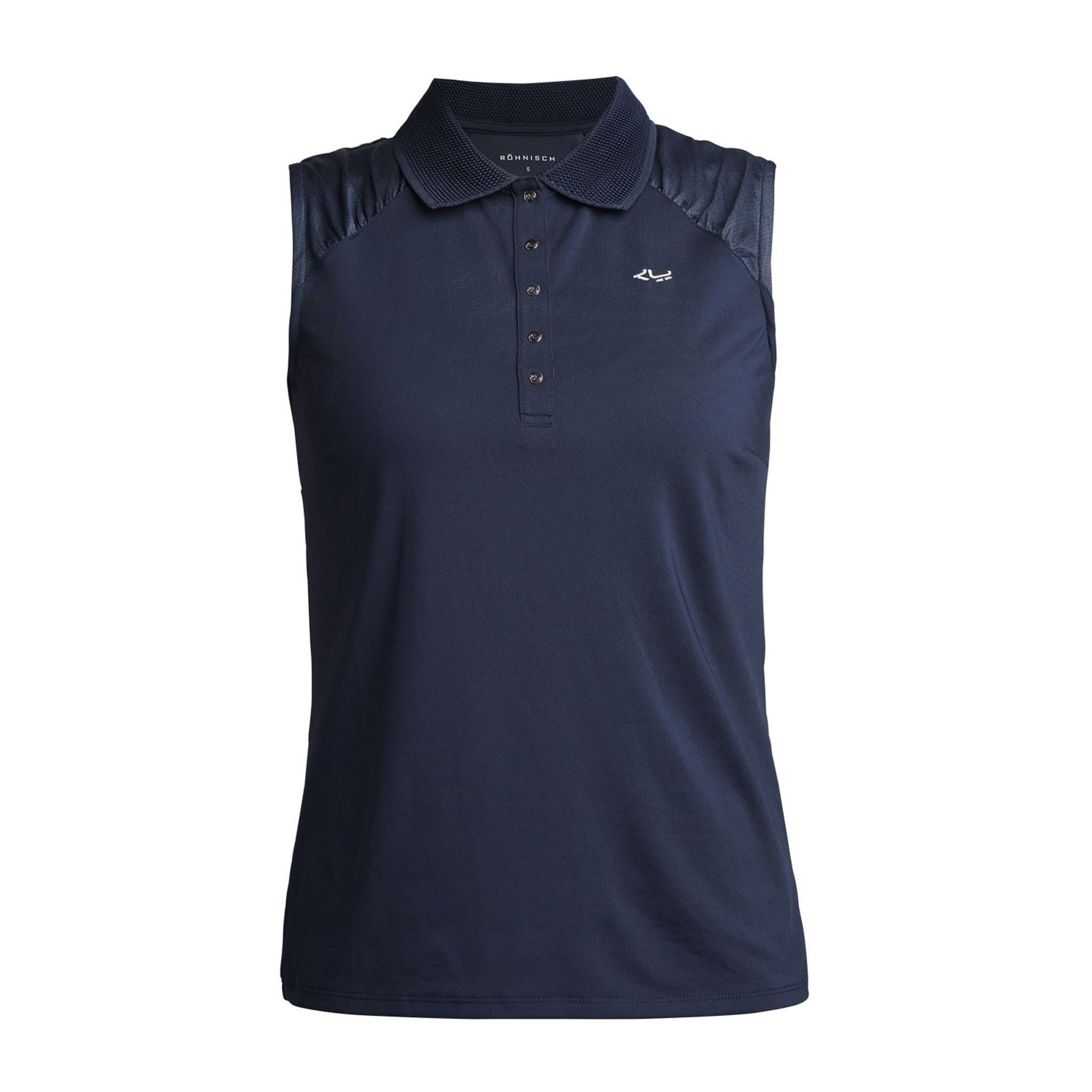 Röhnisch Polo Pulse senza maniche W blu navy donna