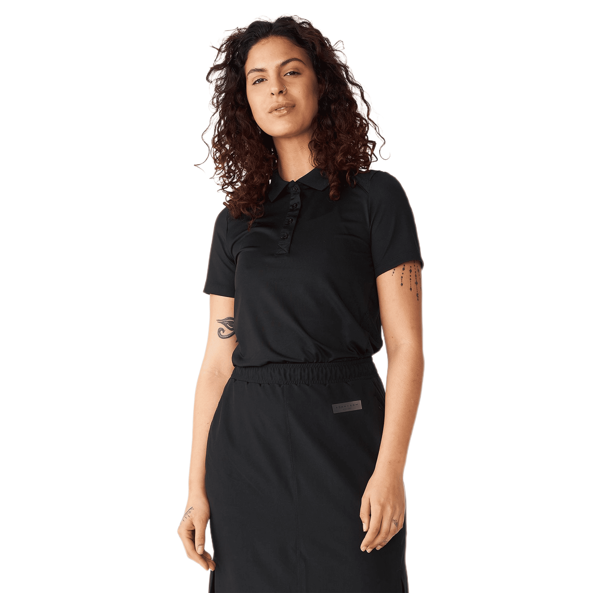 Röhnisch Rumi Polo Nero Donna Donna