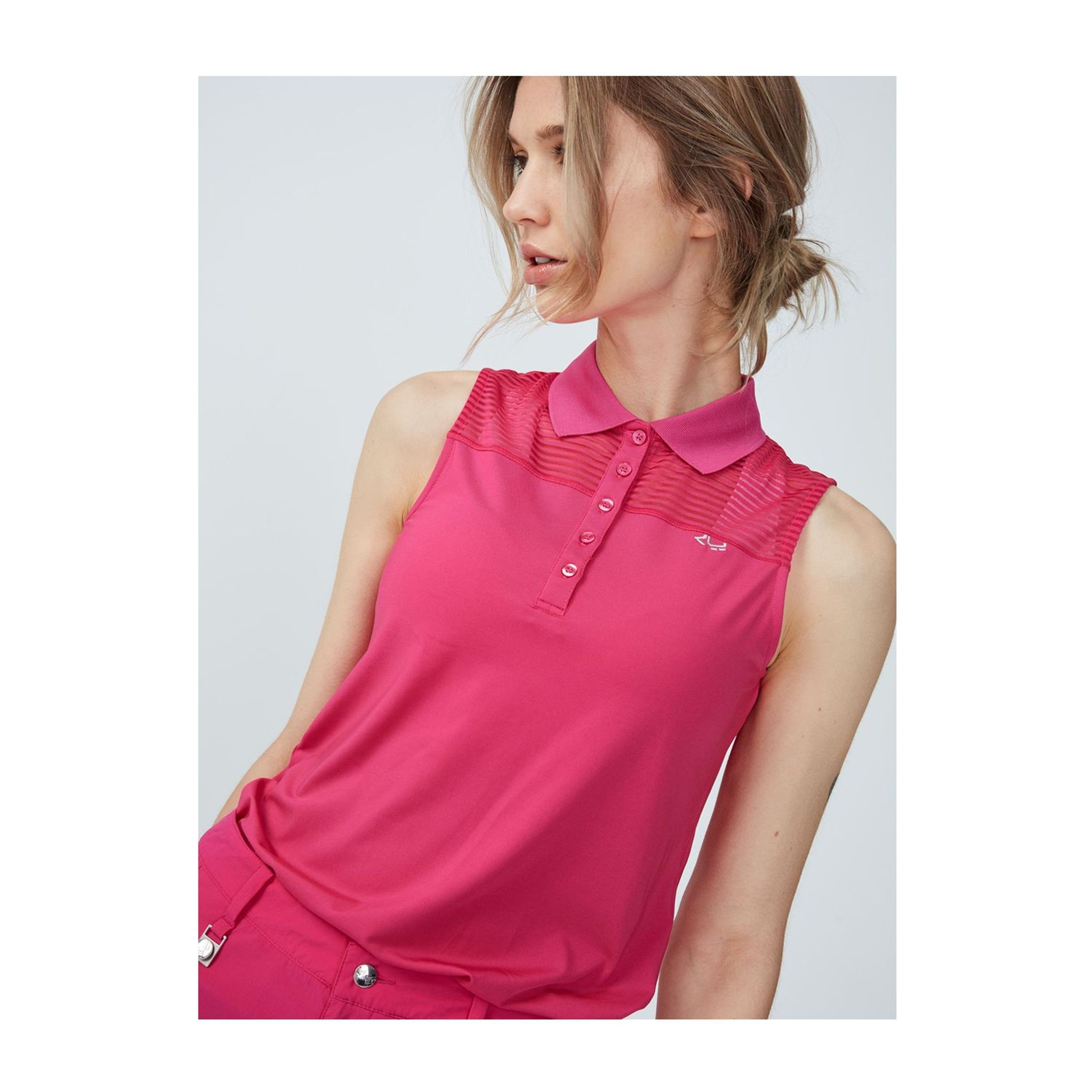 Röhnisch Miko SL Polo Fucsia Donna