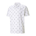 Puma M MATTR Moving Day SS Polo Uomo Bianco Brillante