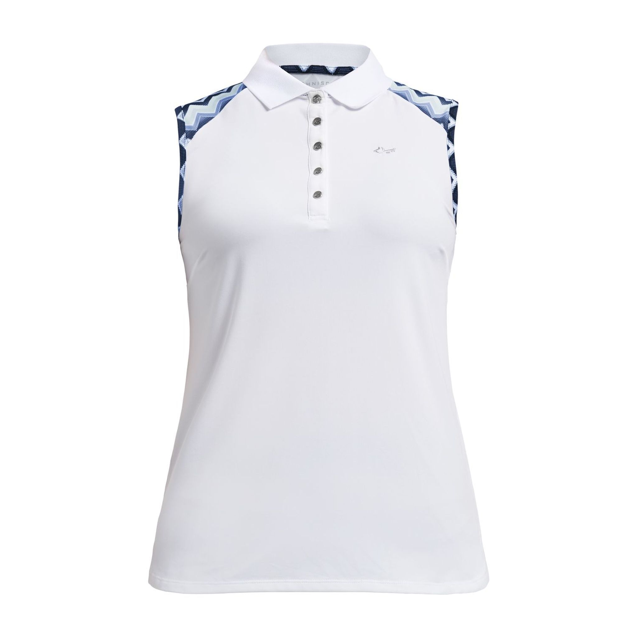 Röhnisch Element SL Polo Zigzag Blu Donna