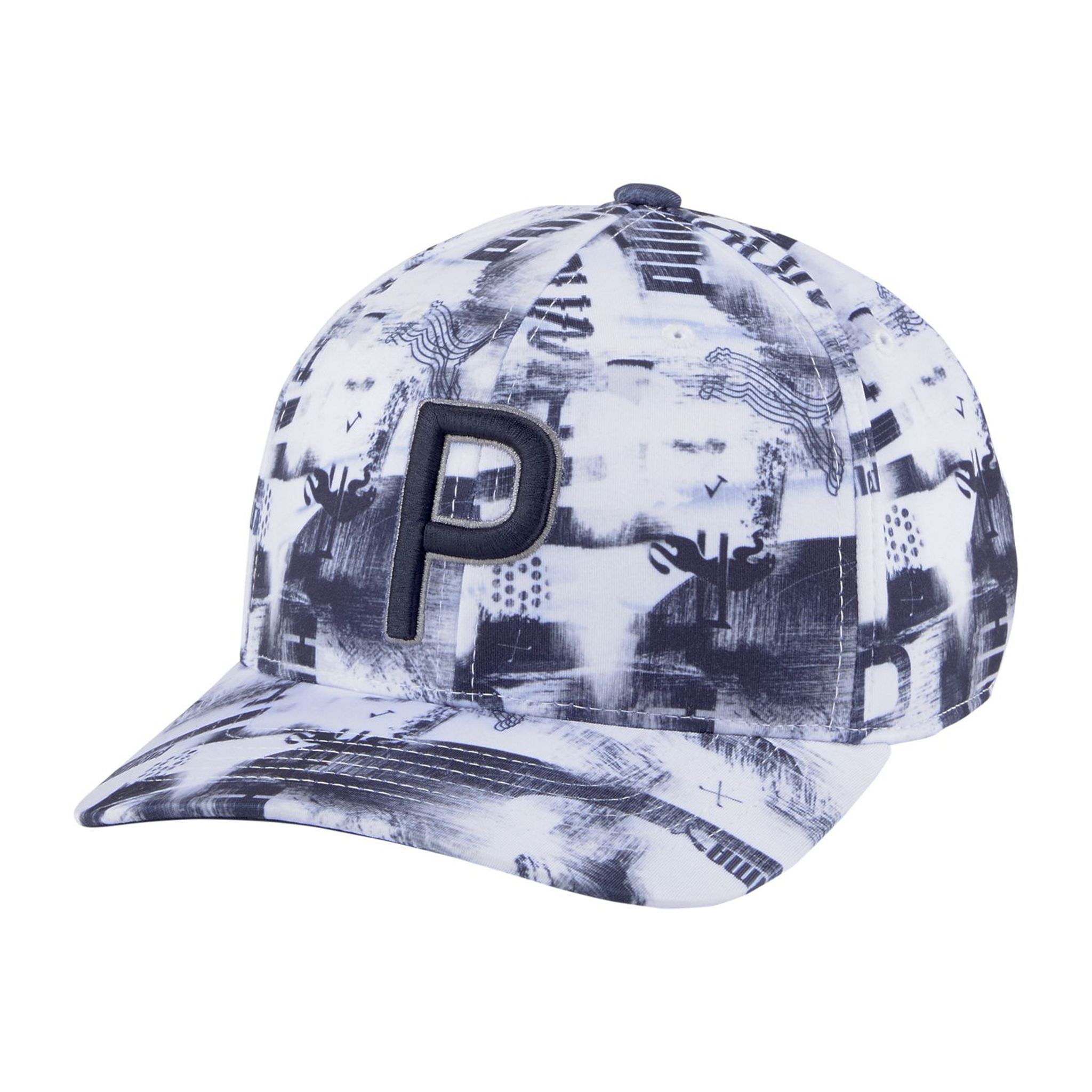 Puma Cap Snapback P 110 Hacked Bianco/Blu Navy