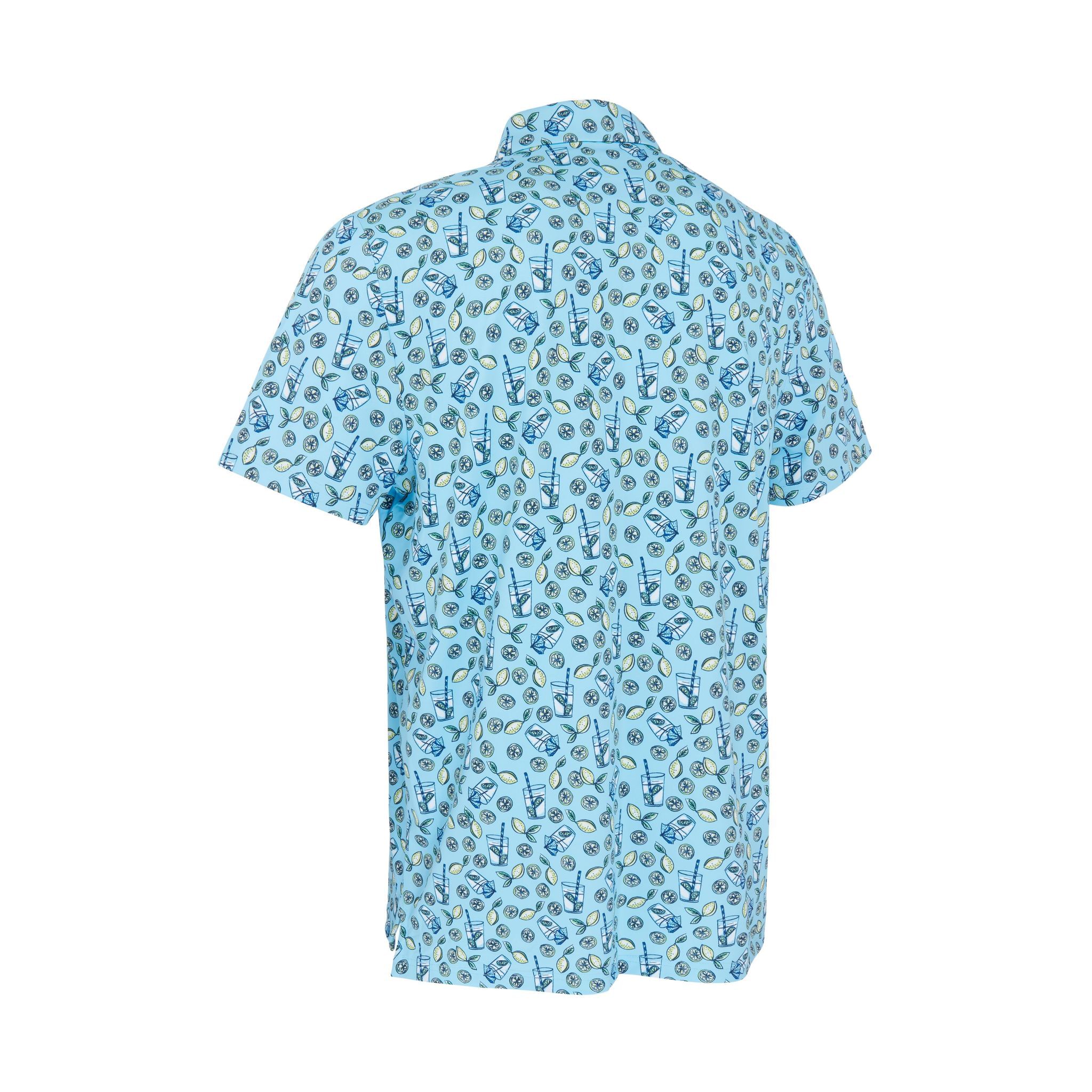 Polo Original Penguin SS All-Over Lemonde Print Uomo