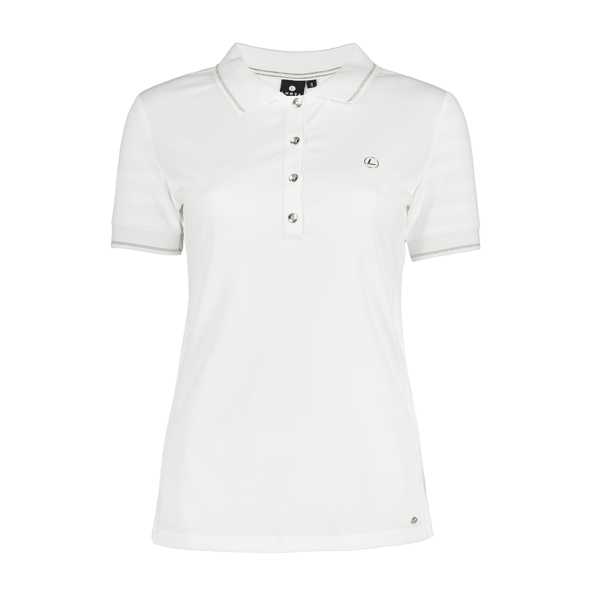 Luhta W Polo Shirts Eriksdal Bianco Ottico Donna