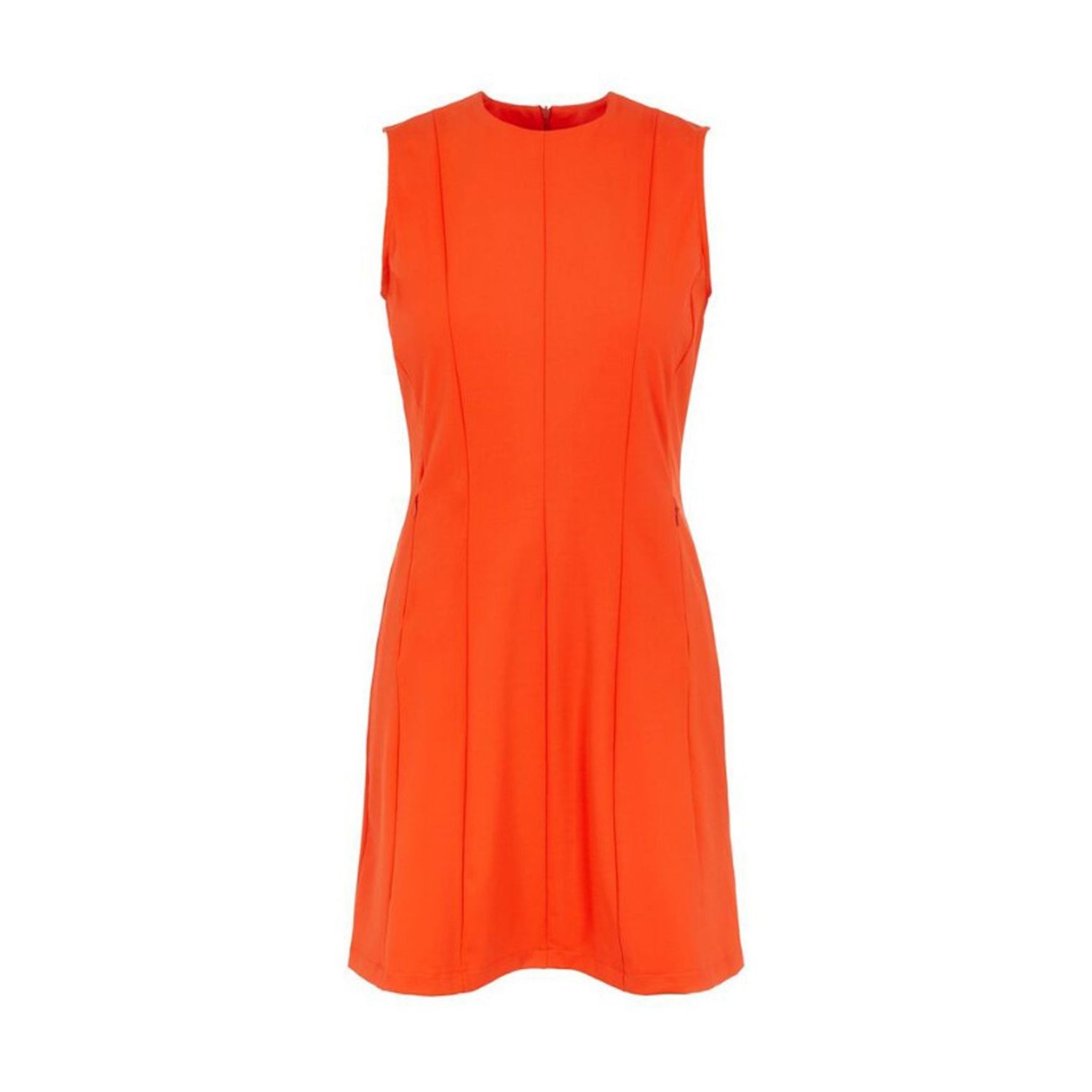 J. Lindeberg W Jasmin Lux Sculpt Dress Rosso Pomodoro Donna