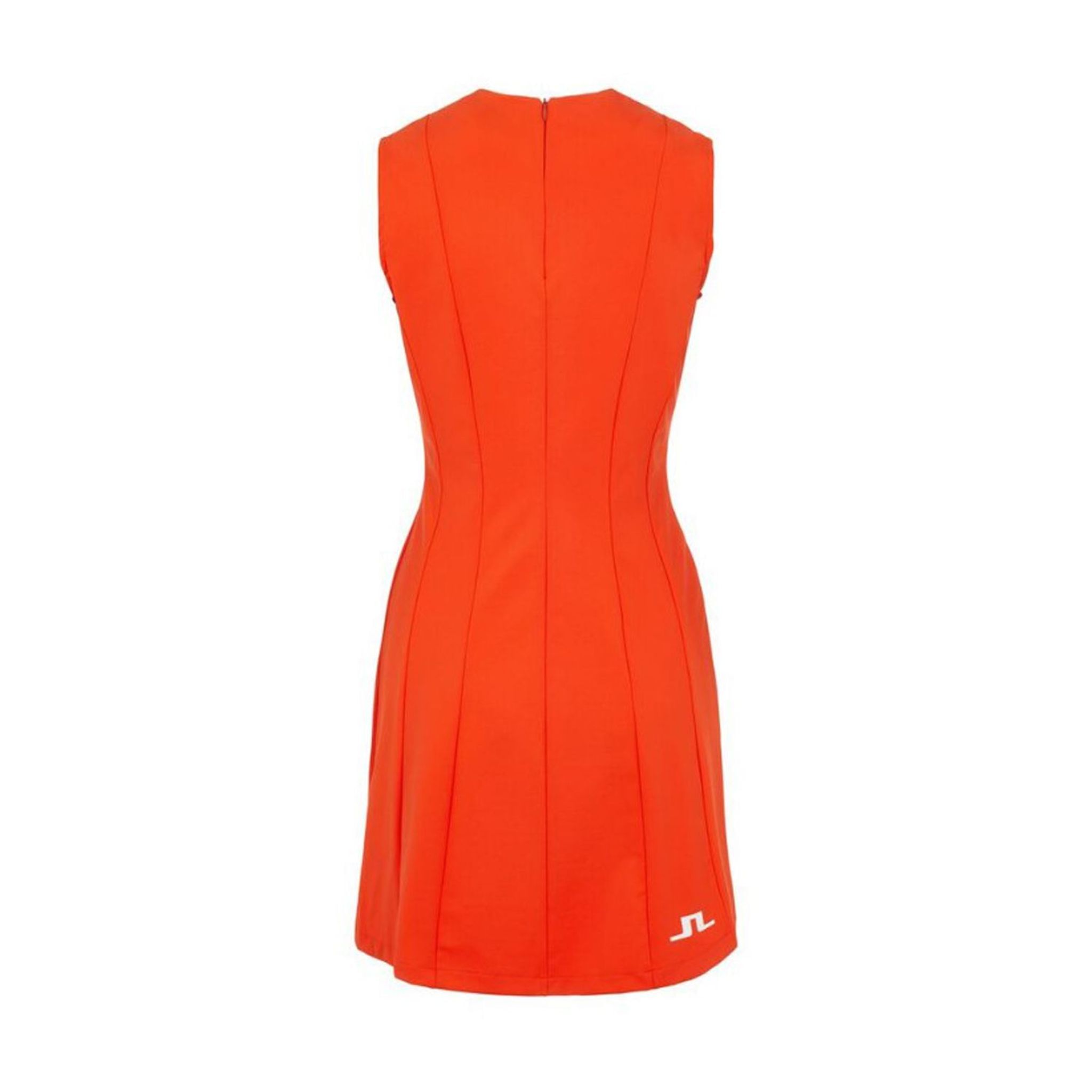 J. Lindeberg W Jasmin Lux Sculpt Dress Rosso Pomodoro Donna