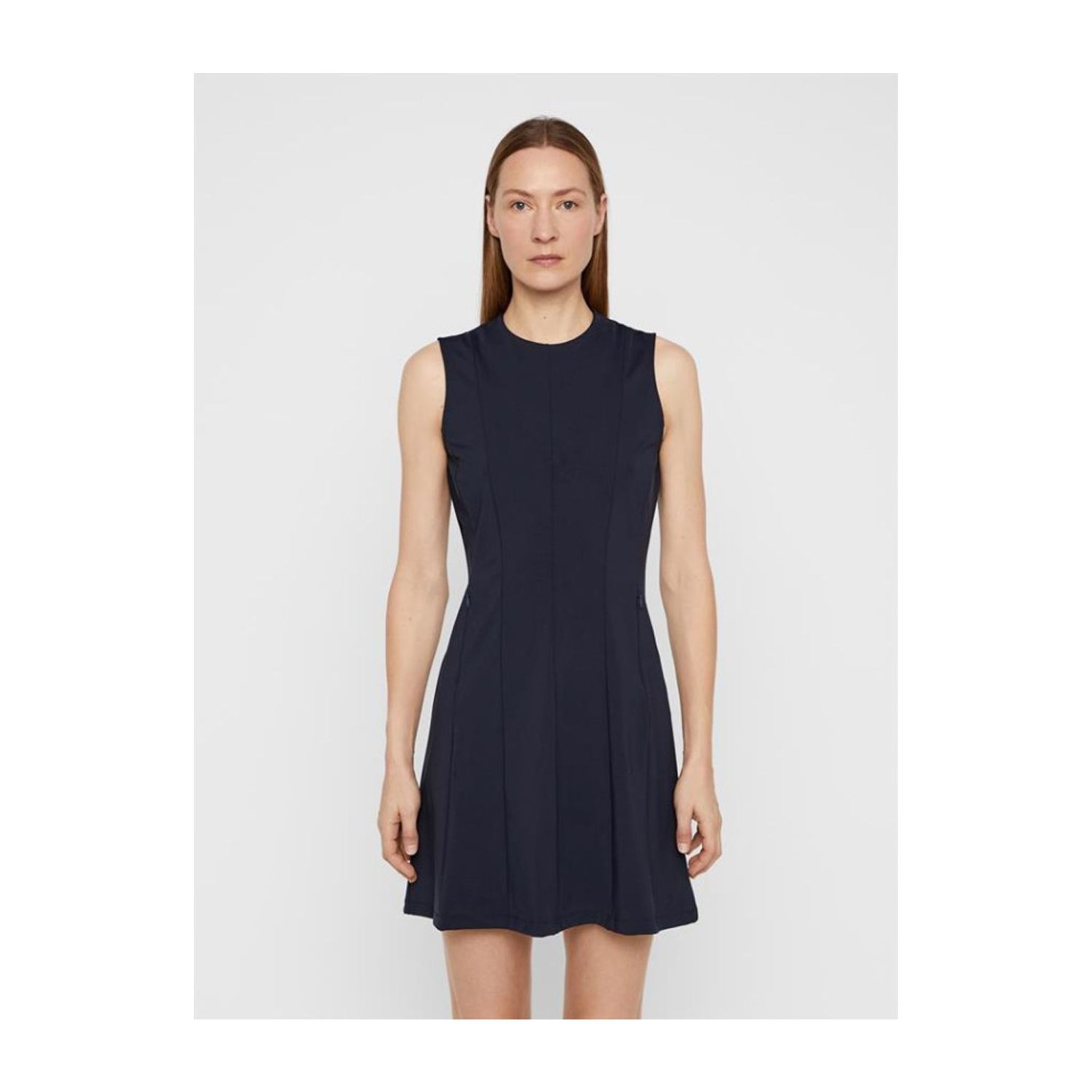 J. Lindeberg W Jasmin Lux Sculpt Dress Jl Navy Donna