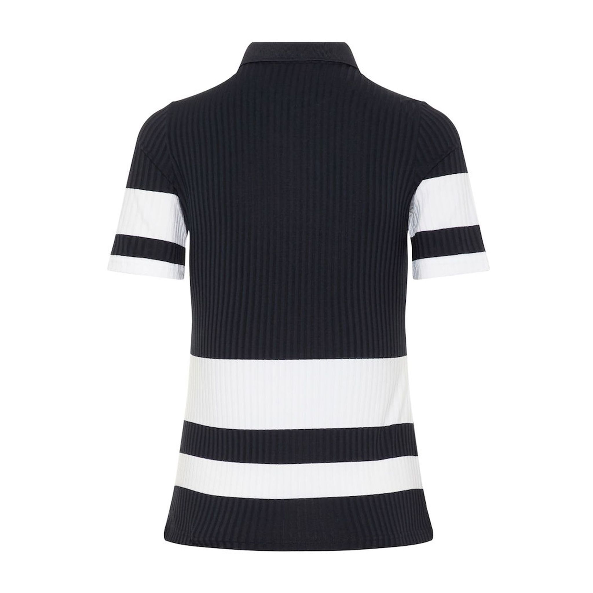 J. Lindeberg W Natasha-Rib Jersey Polo Jl Blu Navy Donna