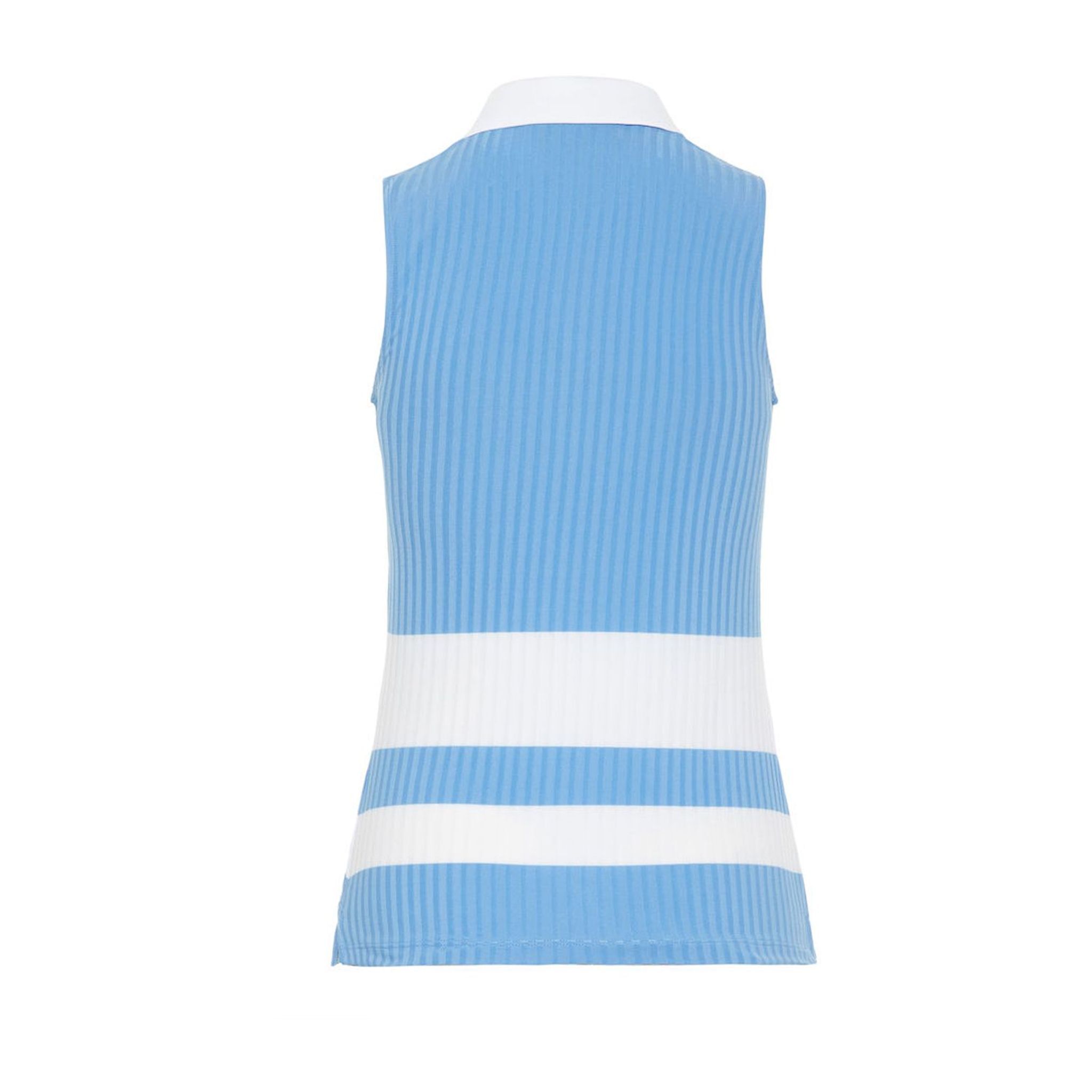 J. Lindeberg W Nora-Rib Jersey Polo Blu Lago Donna