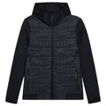 J. Lindeberg Quilt Hybrid Hood Jacket Uomo Nero Uomo