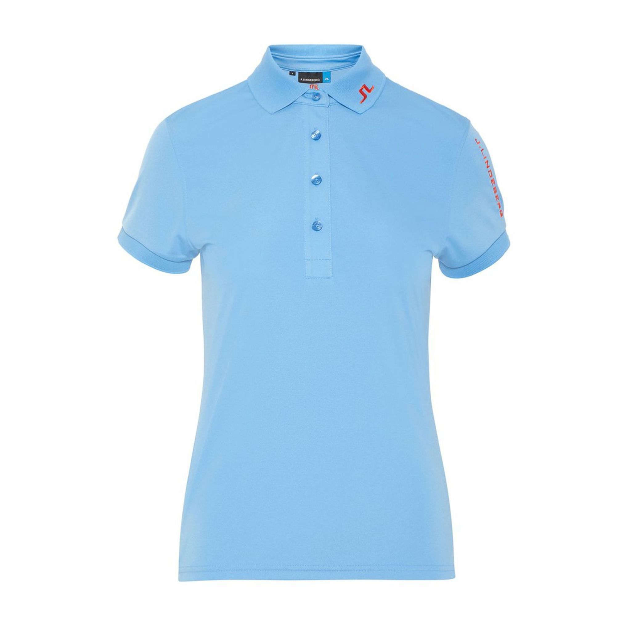 J. Lindeberg W Tour Tech-TX Maglia Polo Lake Blue Donna