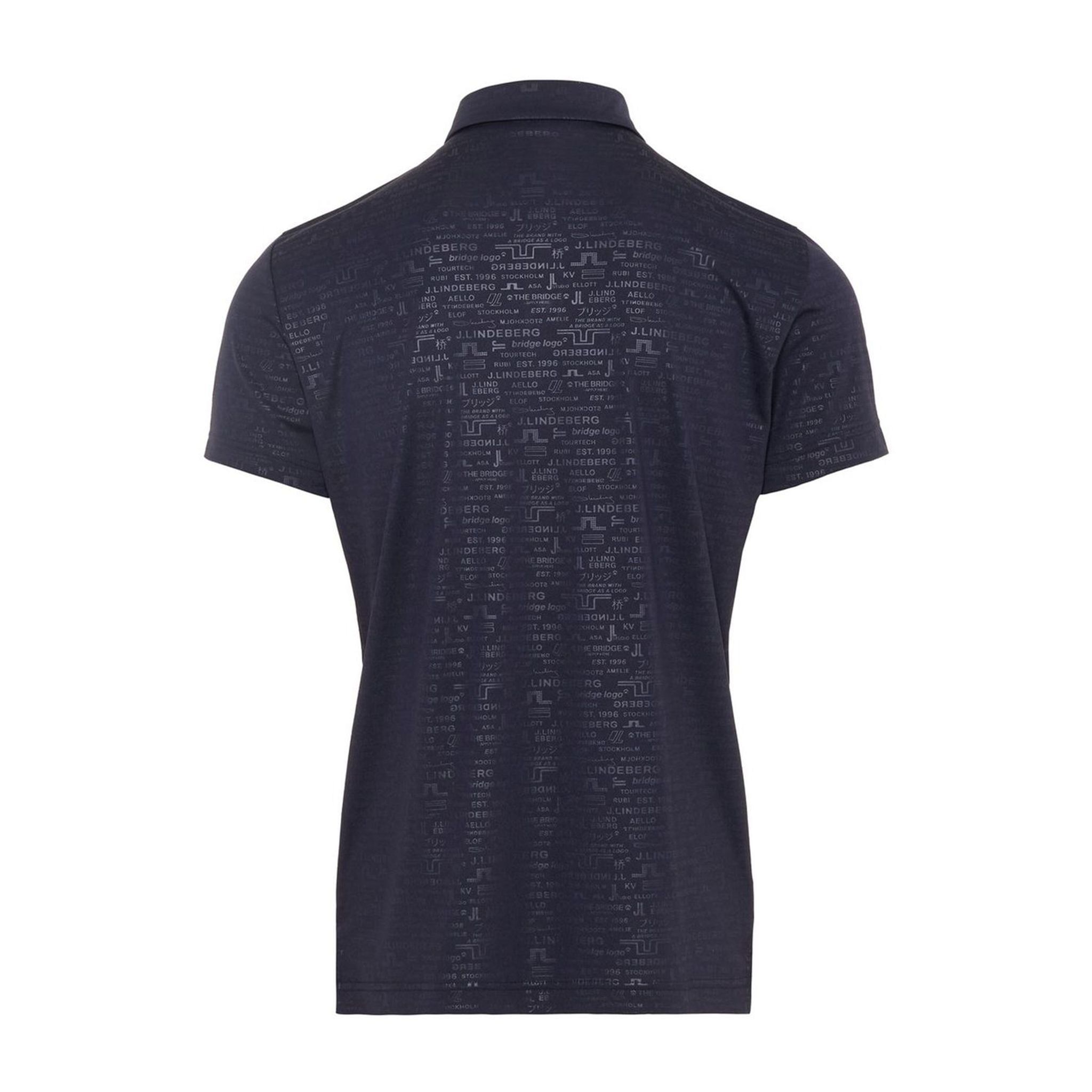 J. Lindeberg M Pine Slim Fit-TX Jersey Polo Jl Blu Navy Uomo