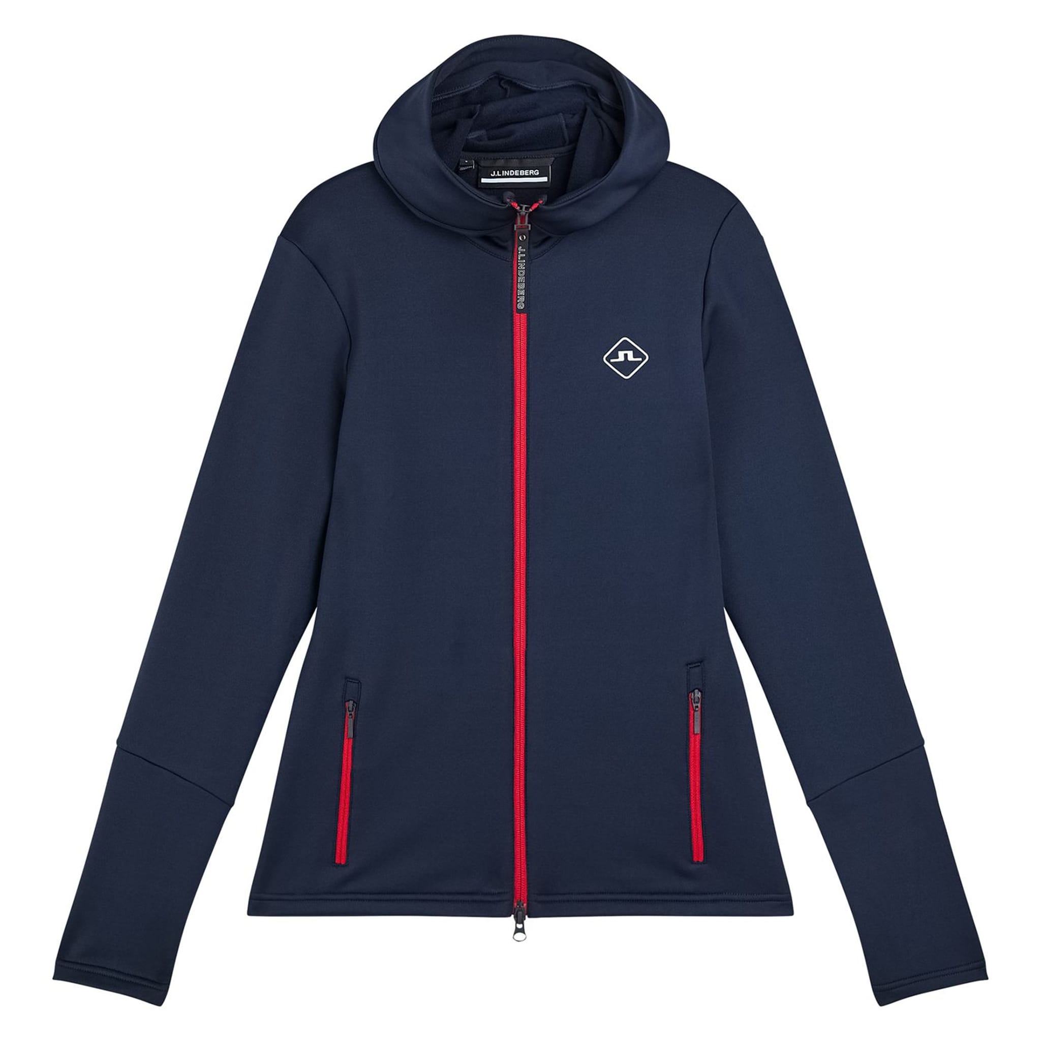 Maglione da golf J. Lindeberg Aerial Hood da donna