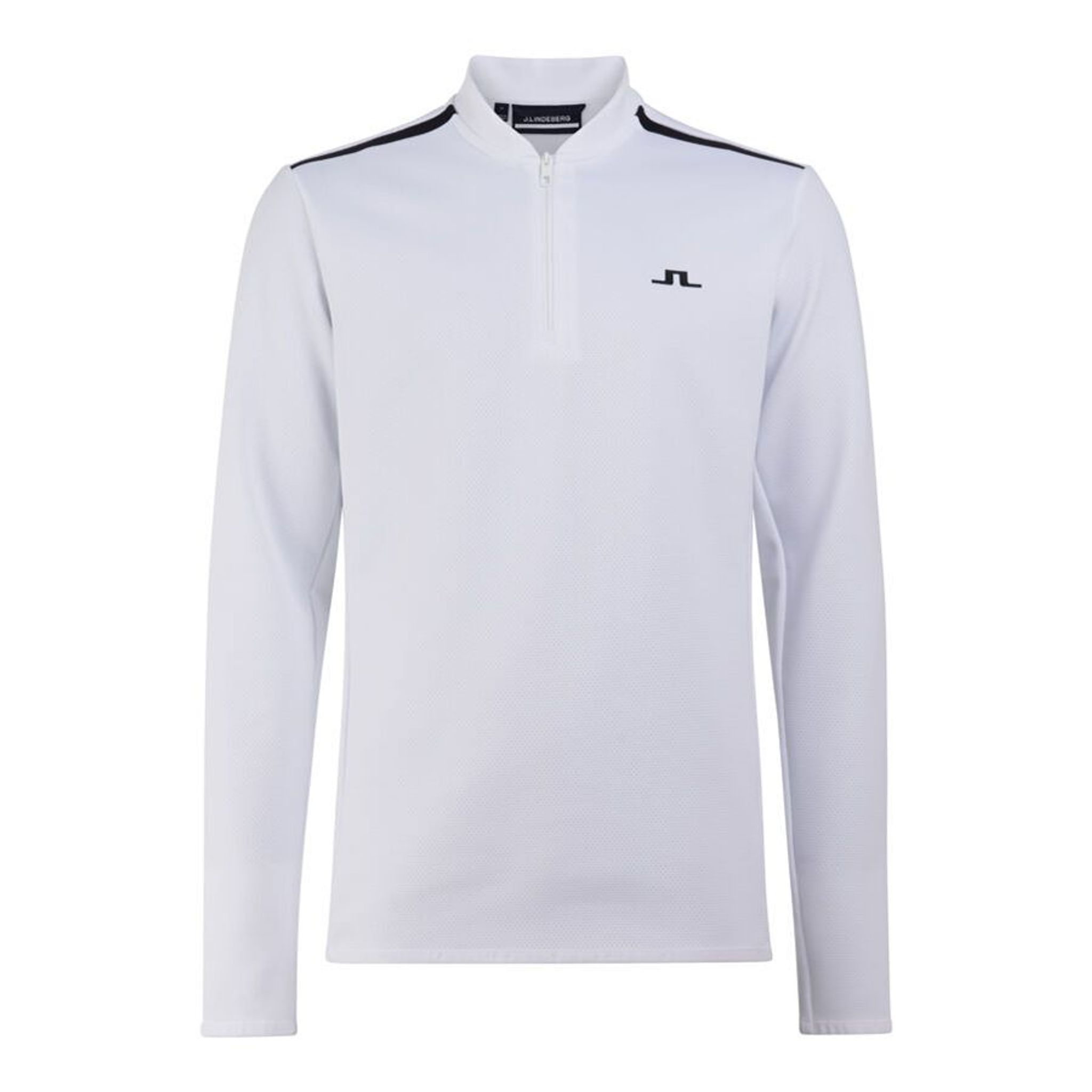 J. Lindeberg M Tech Bridge Golf Mid Layer Bianco Uomo