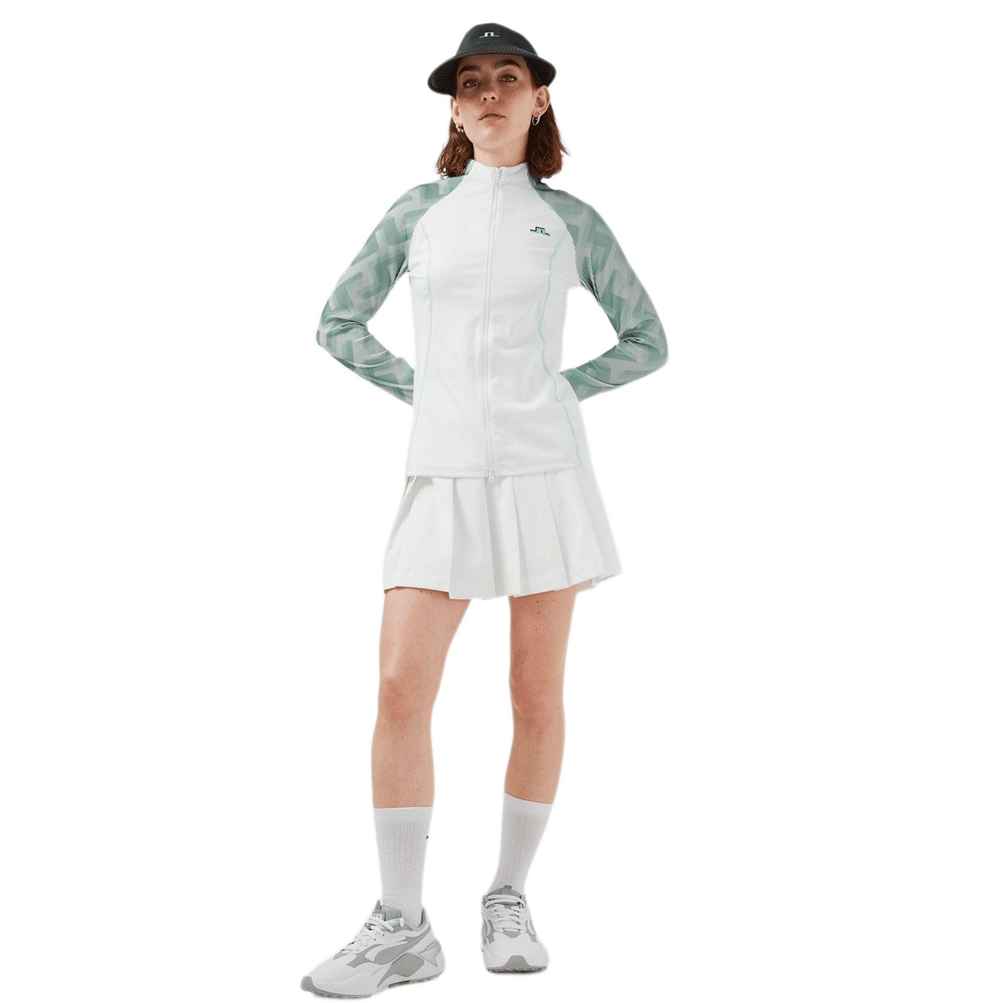 J. Lindeberg Golf Mid Layer June 3D manica donna