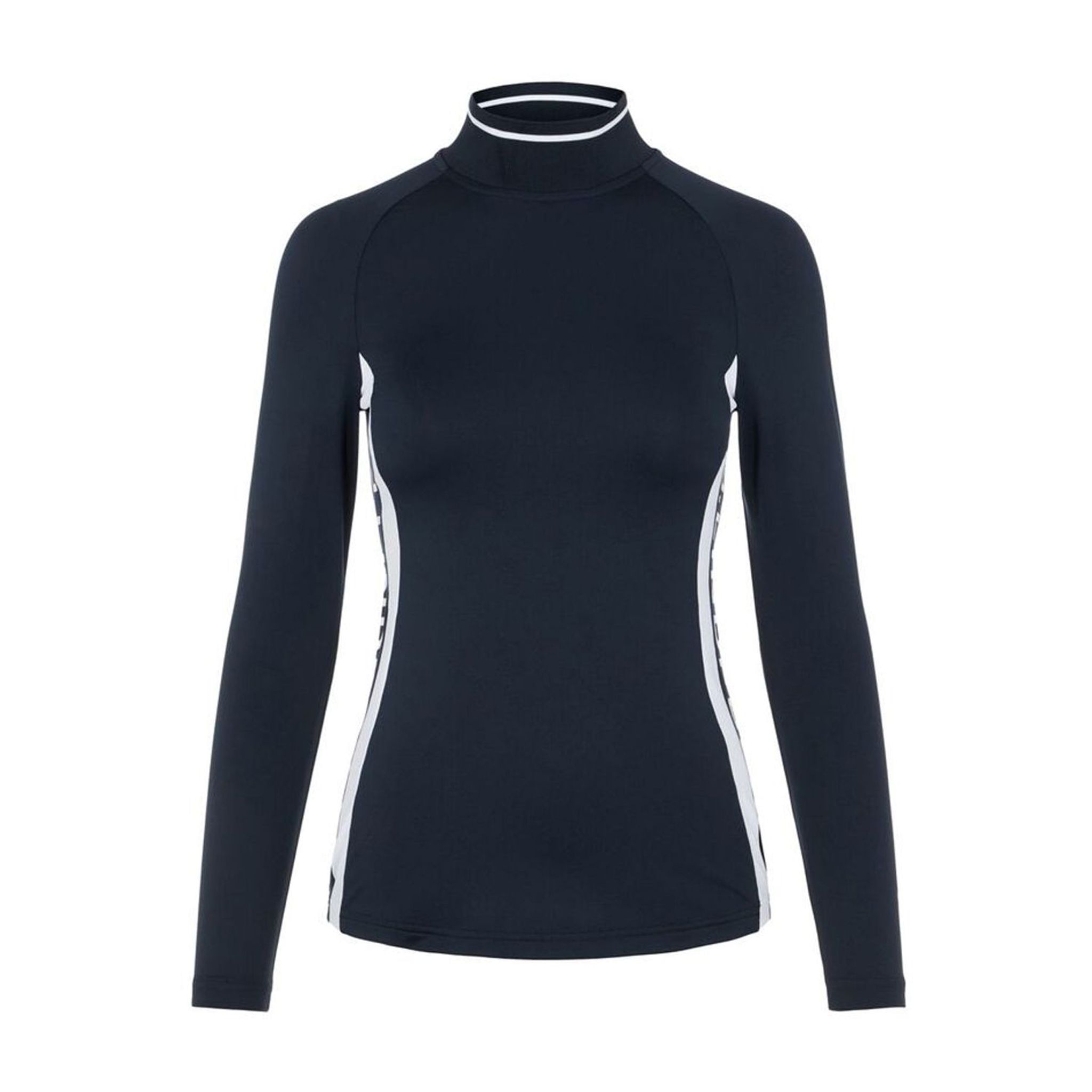 J. Lindeberg W Layer Zadie Soft Compression Top manica lunga blu scuro donna